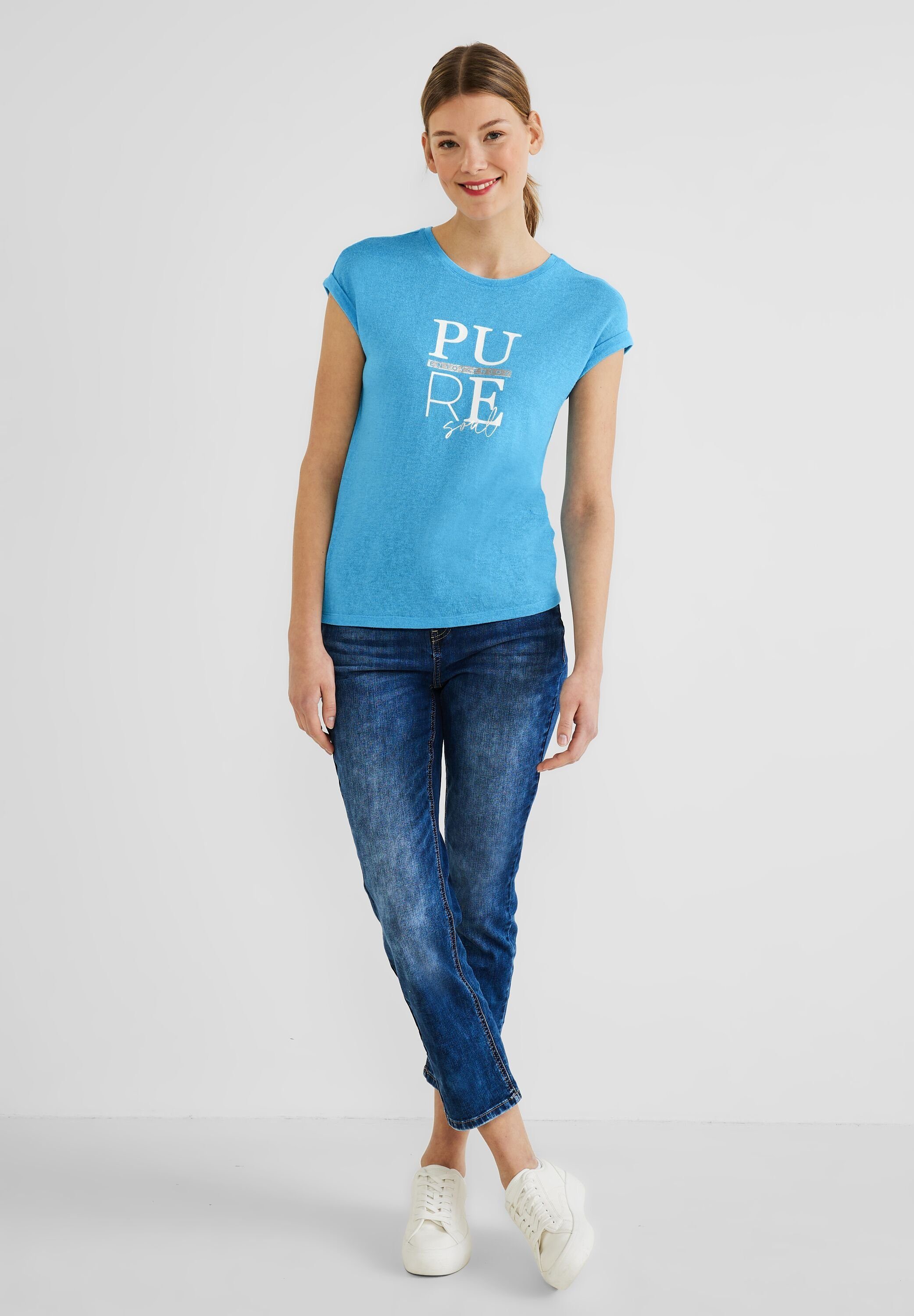 ONE blue STREET splash Kurzarmshirt