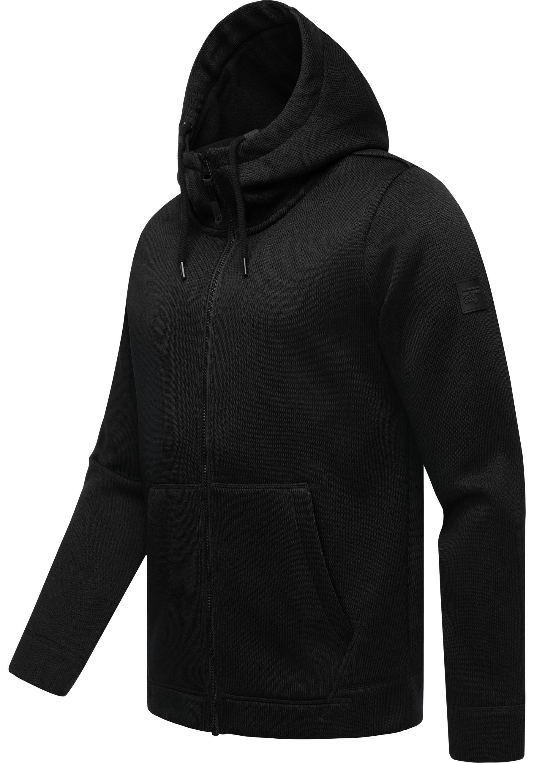 Ragwear Kapuzenstrickjacke "Fabian" Herren Basic Rippstrick-Jacke mit Kapuz günstig online kaufen