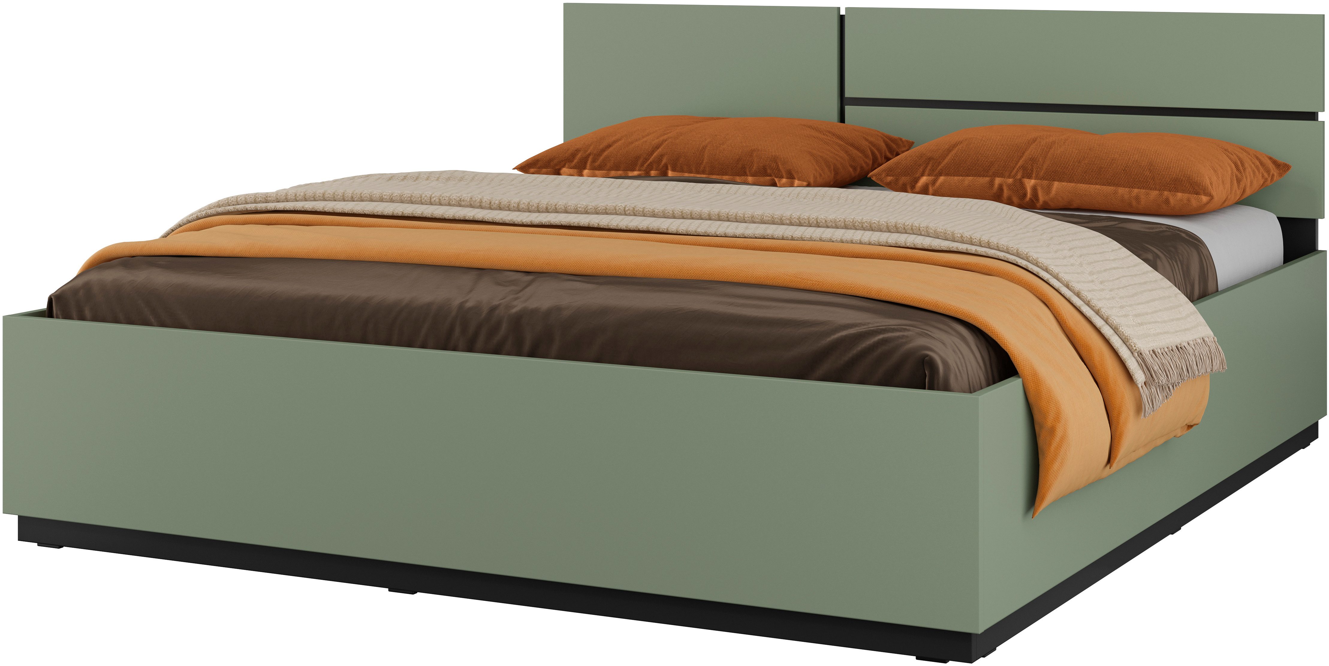 OTTO home Bett Cross, moderner Bettrahmen, Doppelbett in zwei Grössen, stab günstig online kaufen