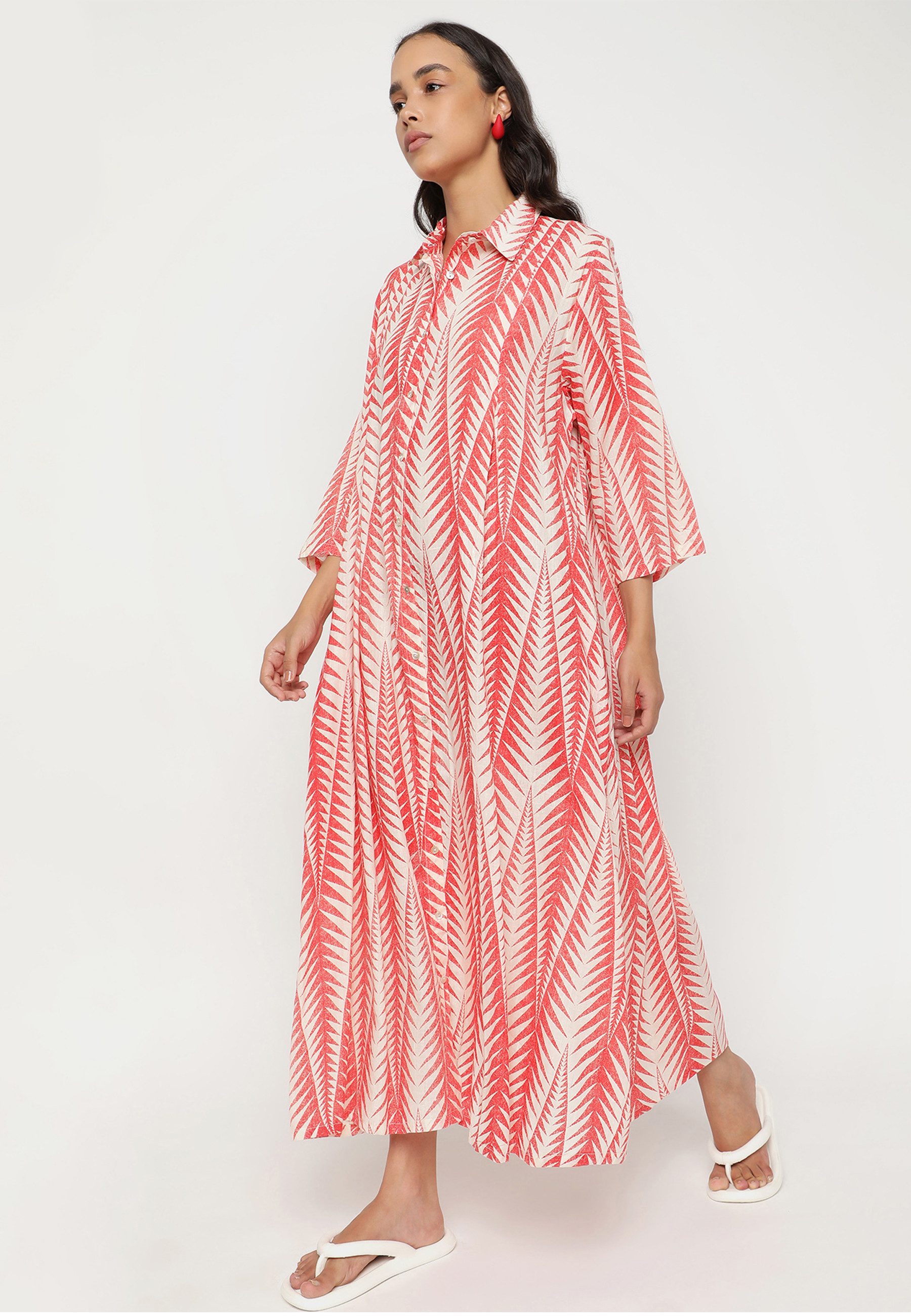 YC Fashion & Style Sommerkleid Luxuriöses Baumwolle Maxikleid – Einheitsgrö günstig online kaufen