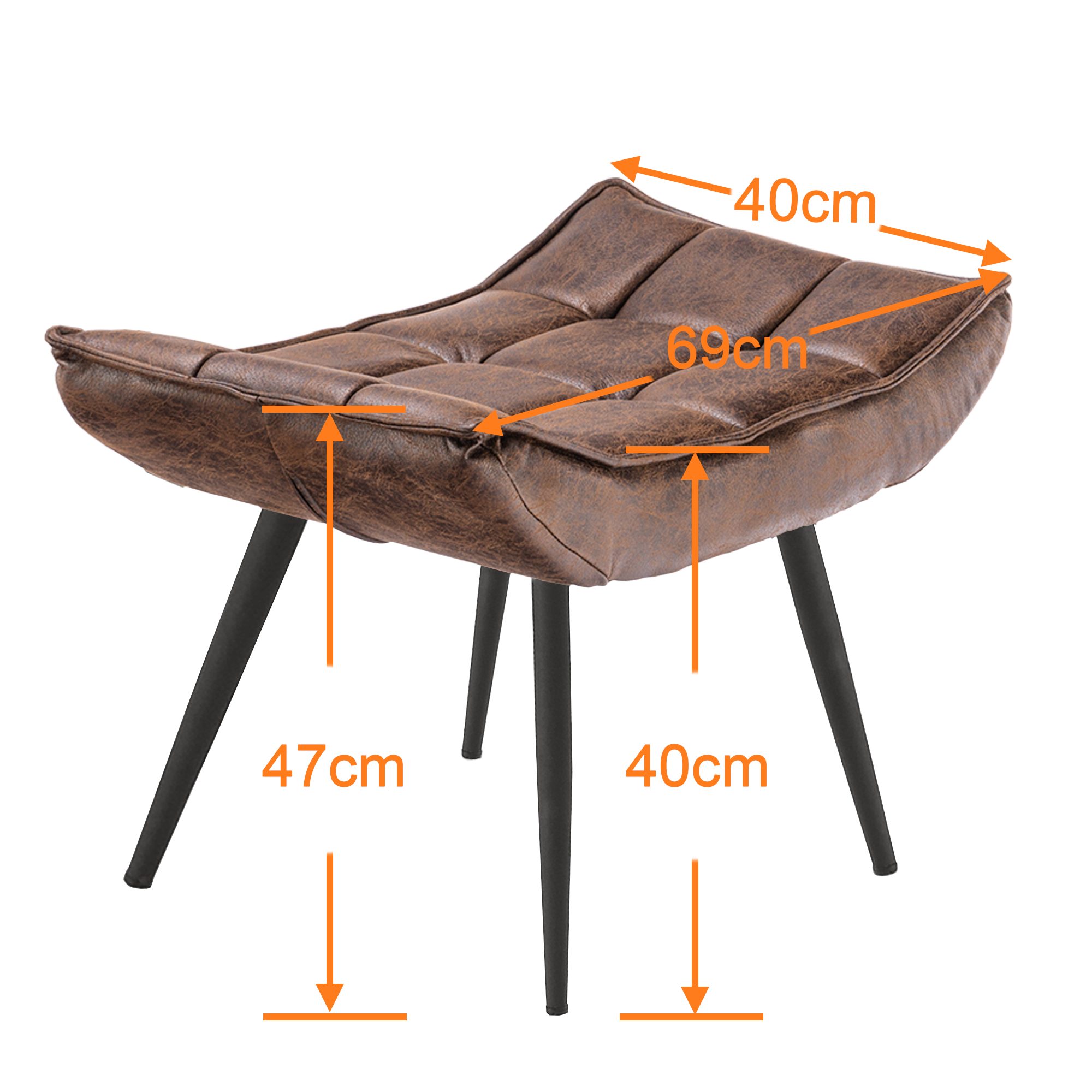MCombo Relaxsessel MCombo Relaxsessel Lesesessel Loungesessel 4778/79, mit Relaxfunktion