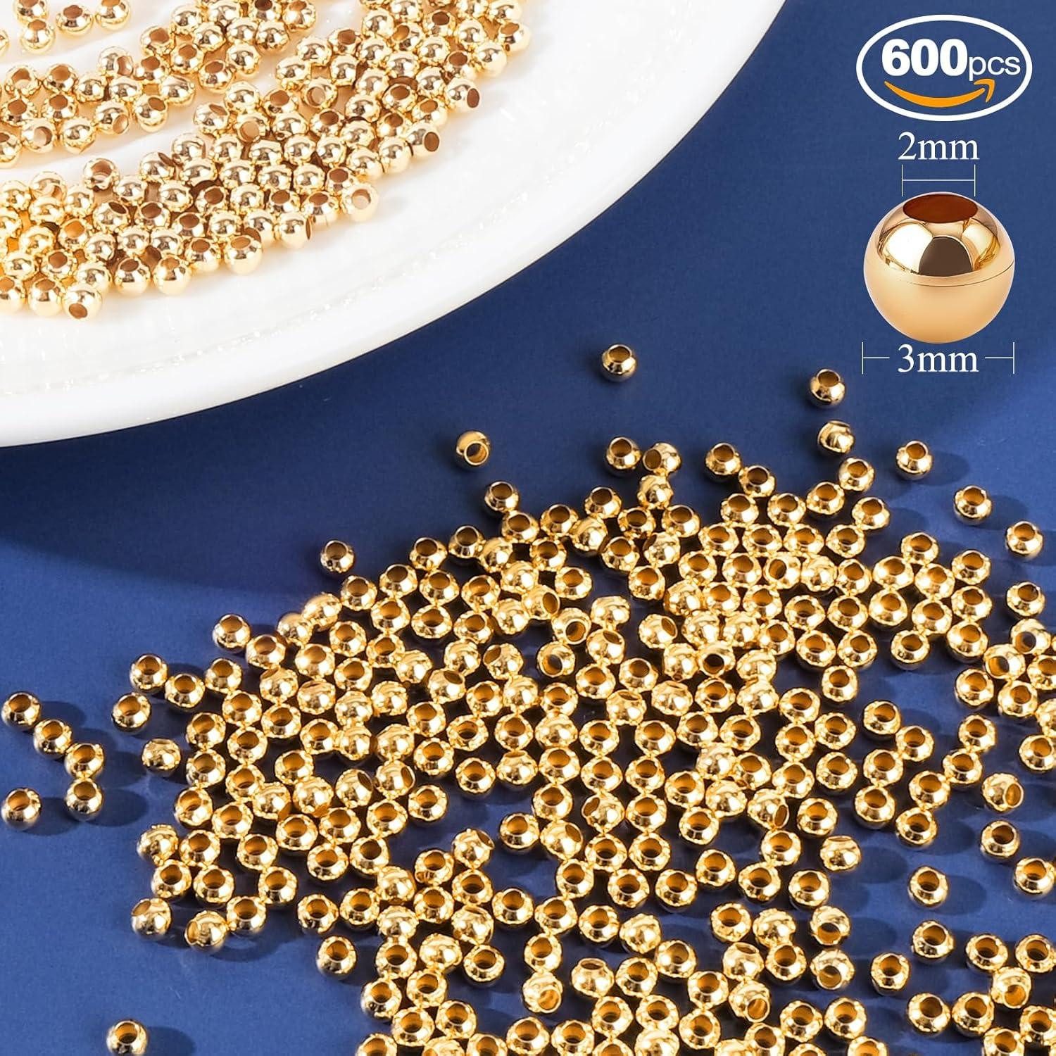 LuxusKollektion Schmuckset Perlen Gold 3mm, 600 günstig online kaufen