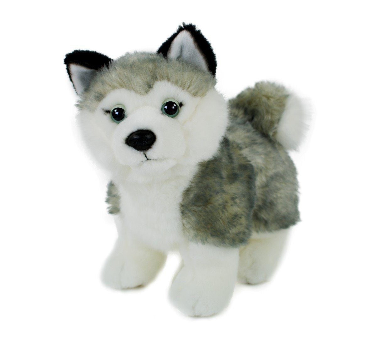 Teddys Rothenburg Kuscheltier Hund Husky stehend 25 cm Uni-Toys Kuscheltier