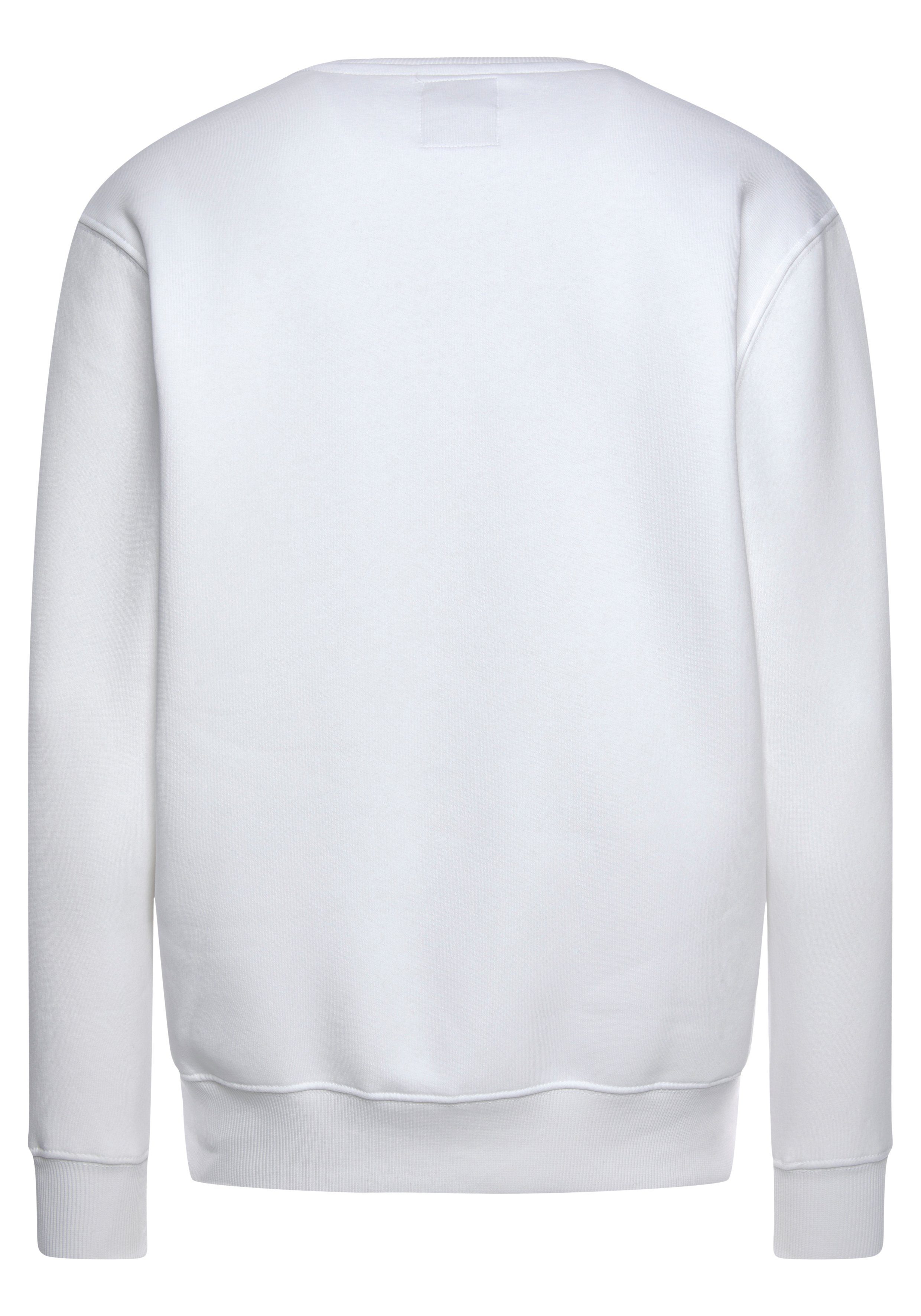 Industries Basic Alpha Sweatshirt Sweater white