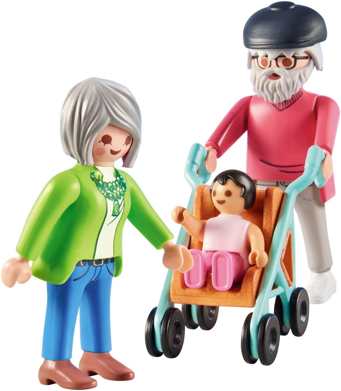 Playmobil® Großeltern mit Baby (71613), myLife Konstruktions-Spielset, (11 St), Made in Europe – Bild 4 von 5
