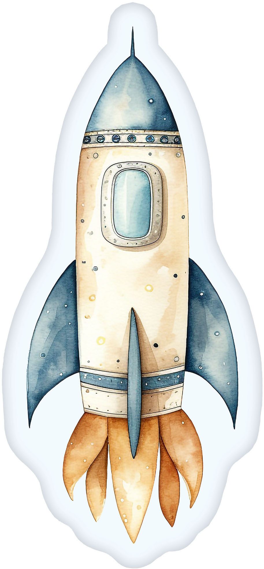 Baby Best Dekokissen Rakete, Formkissen
