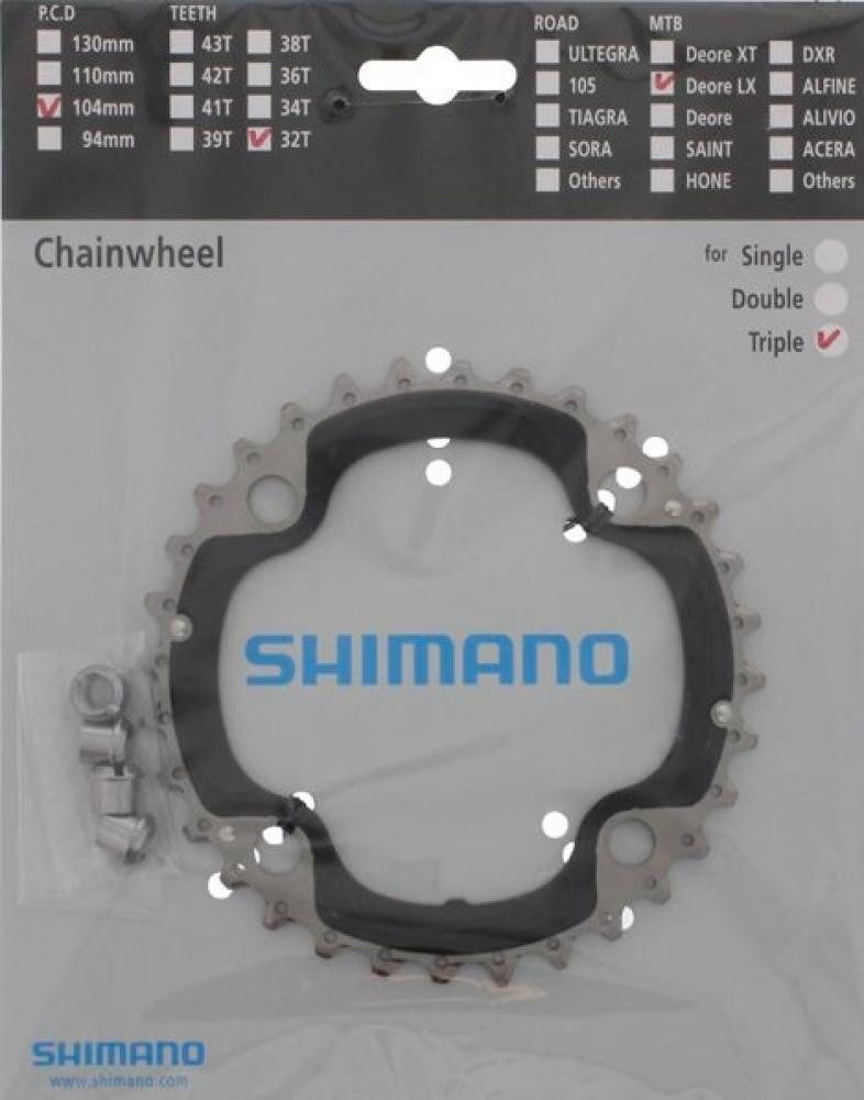 Shimano Kettenschaltung Shimano, Kettenblatt, DEORE, FC-590 / 660-10, 32 Z., 3x10-fach, (HstNr