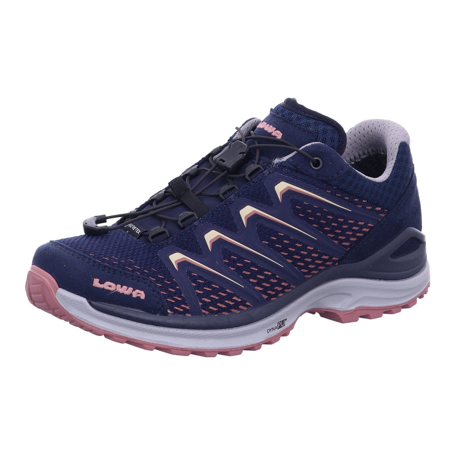 Outdoorschuh GTX navy/champagner MADDOX WS ENDURO EVO Lowa LO mit LOWA (2-tlg) Gummisohle