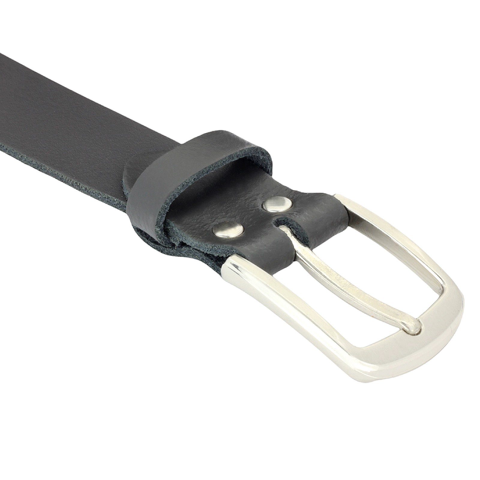 Manza Ledergürtel Gürtel Ledergürtel 3cm breit Echt Leder Jeansgürtel Unisex Kürzbar