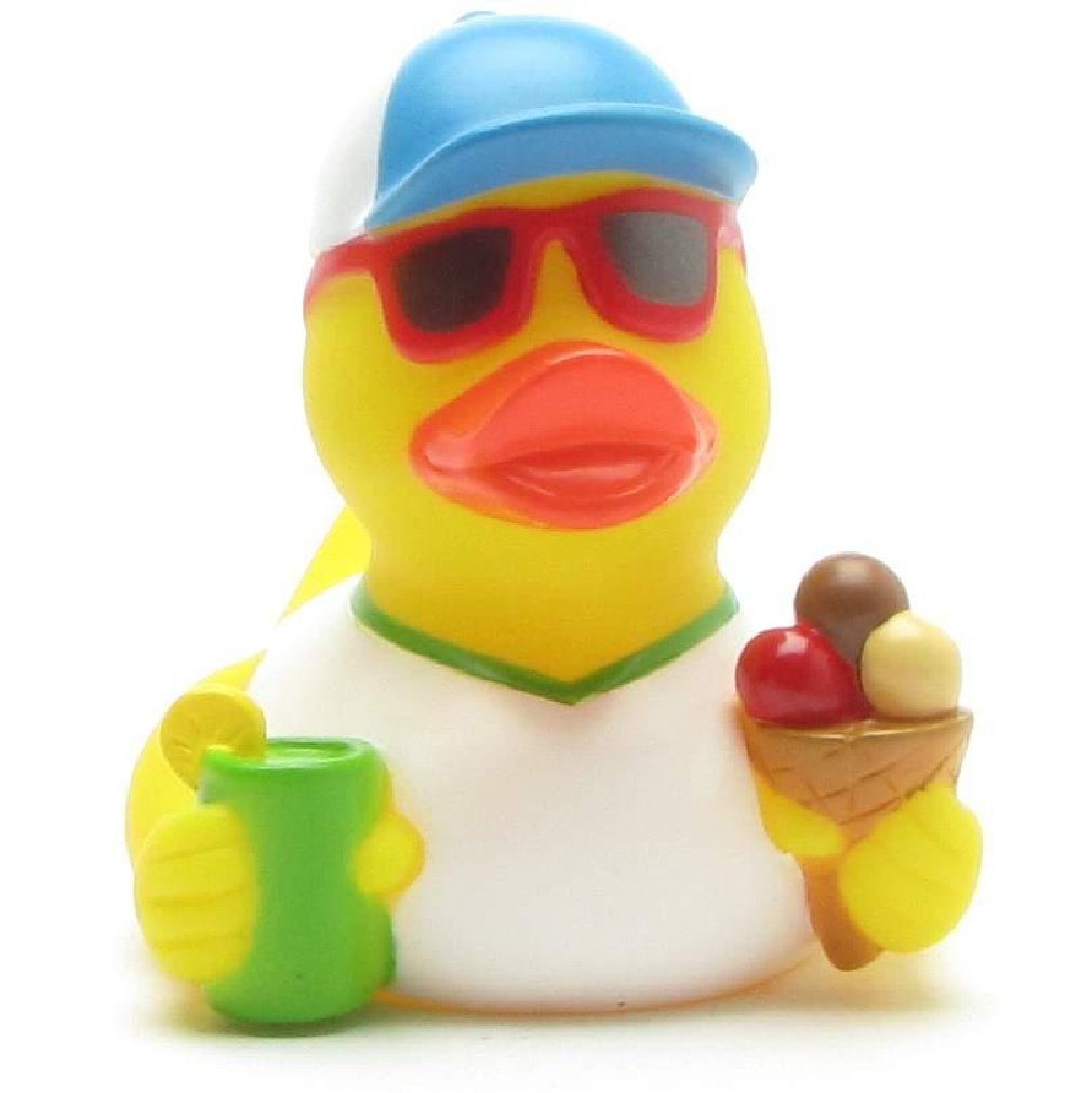 Duckshop Badespielzeug Quietscheente Holliday - Badeente