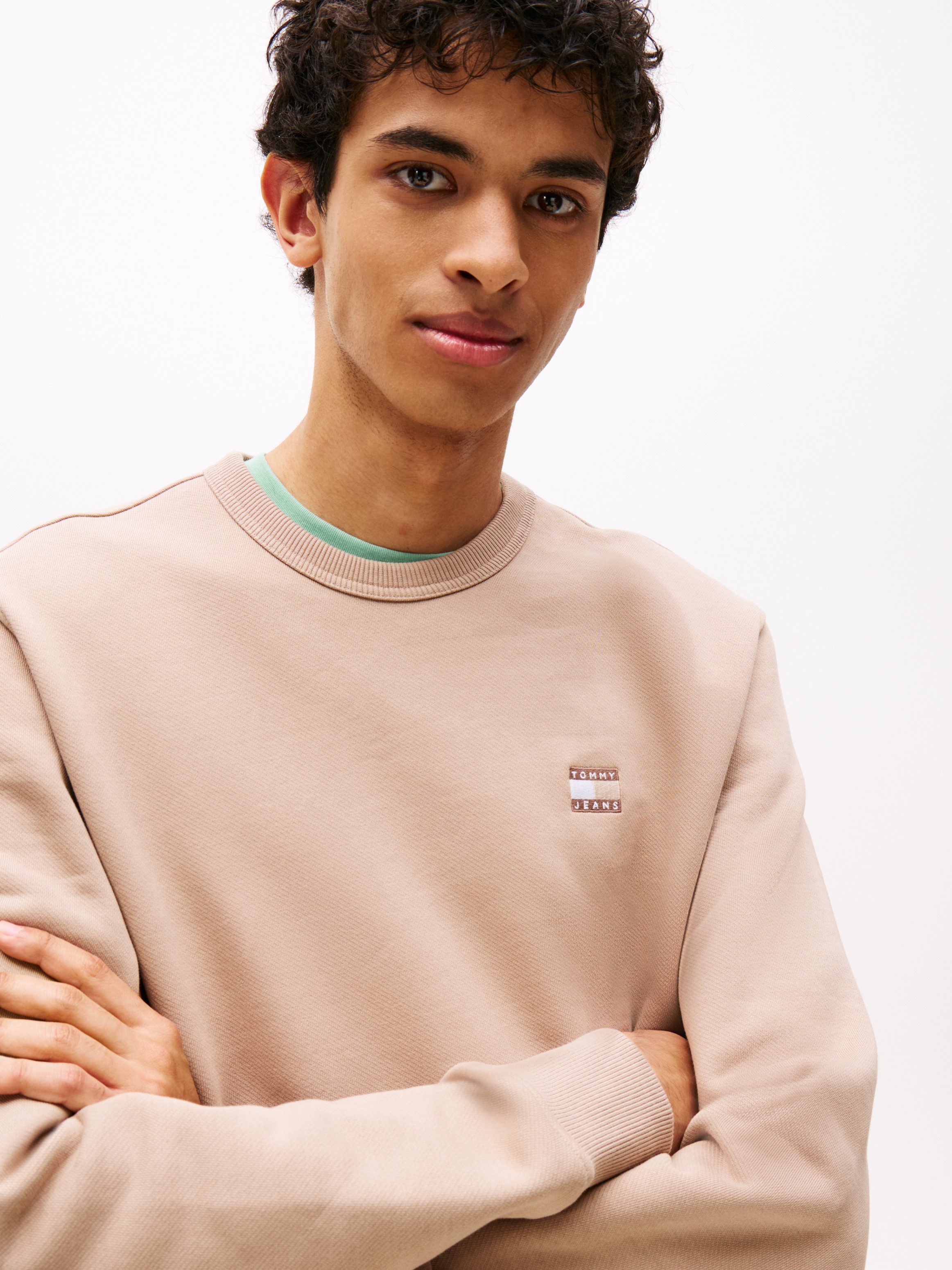 Tommy Jeans Sweatshirt TJM REG BADGE CREW EXT Mit Rundhalsausschnitt günstig online kaufen