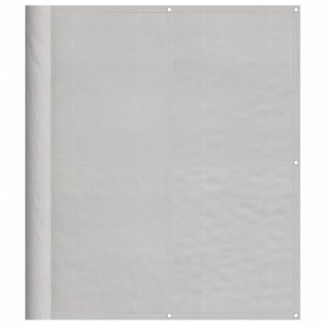 furnicato Sonnenschirm Balkon-Sichtschutz Hellgrau 120x800 cm 100 % Polyester-Oxford