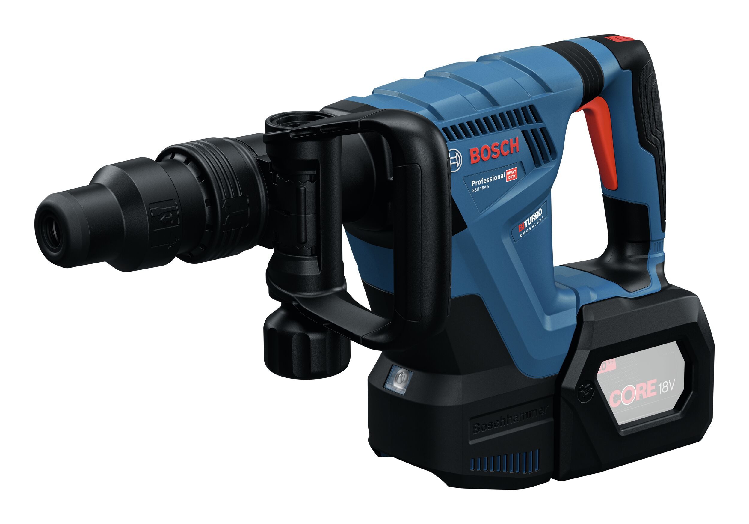 BOSCH Akku-Bohrhammer GSH 18V-5, 18 V, Schlaghammer mit SDS max Heavy Duty Ohne Akku - in XL-BOXX