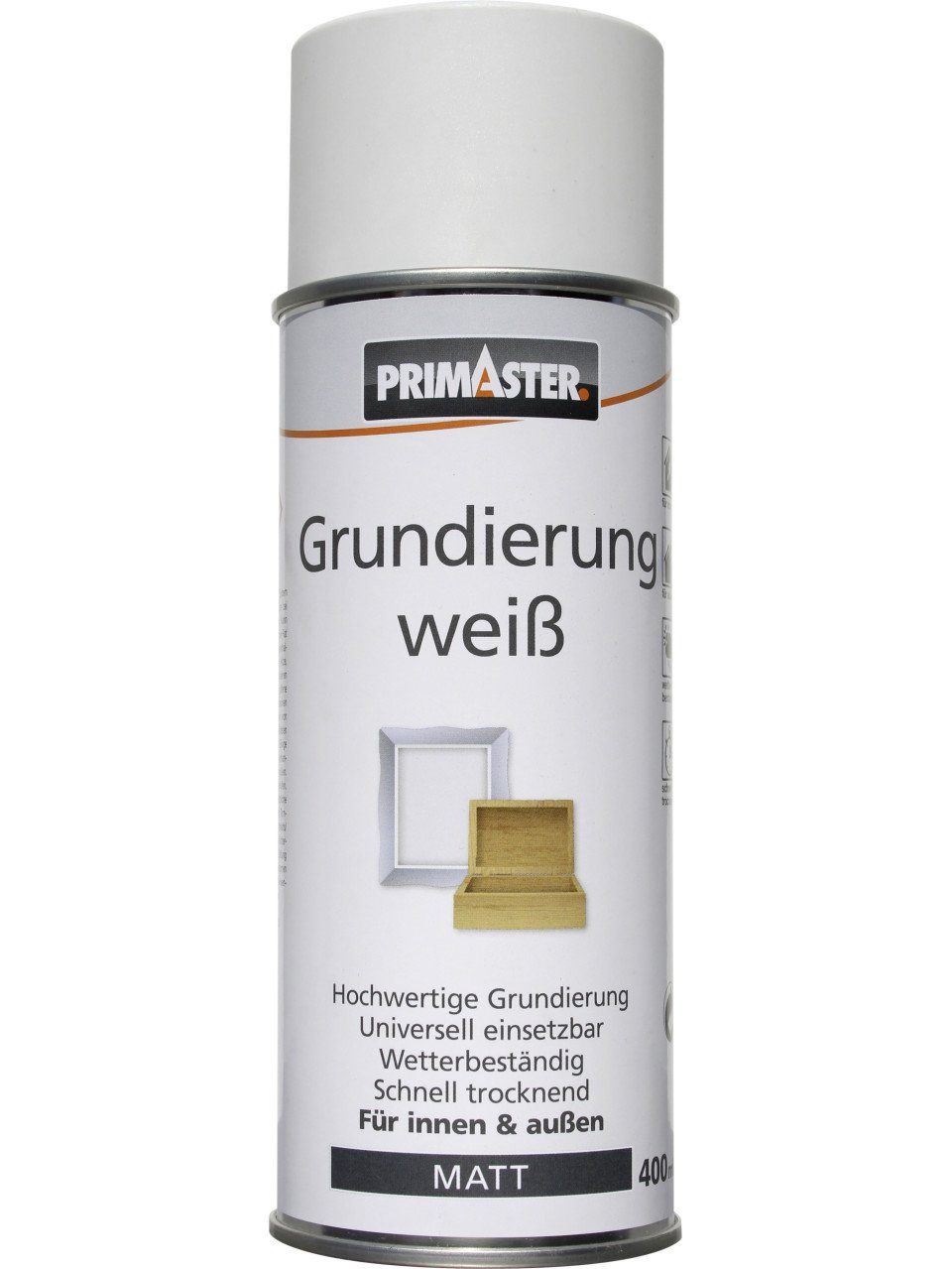 Sprühlack Primaster Lackspray Grundierung 400 ml weiß