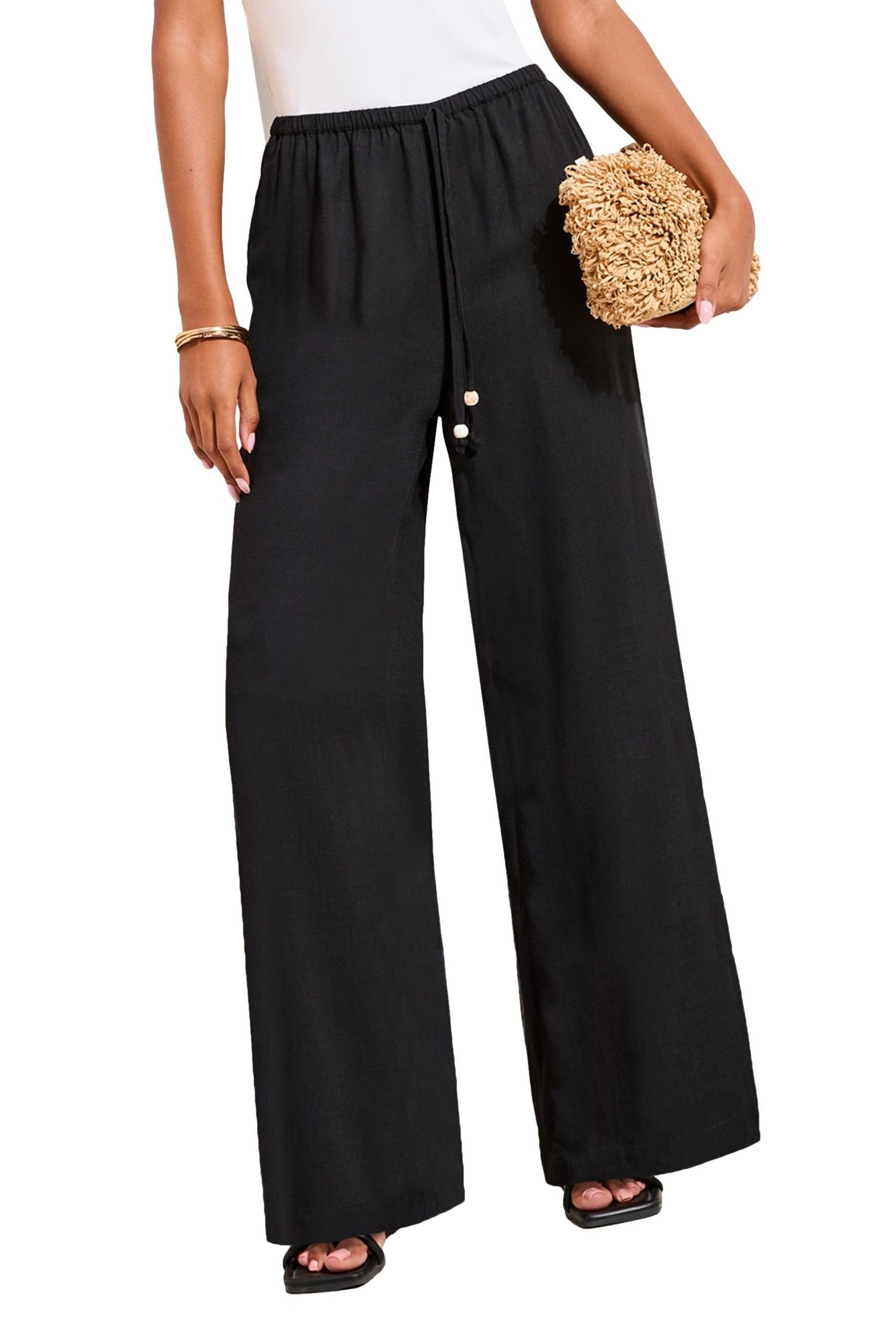 Friends Like These Palazzohose Friends Like These Hose mit weitem Bein,Curv günstig online kaufen