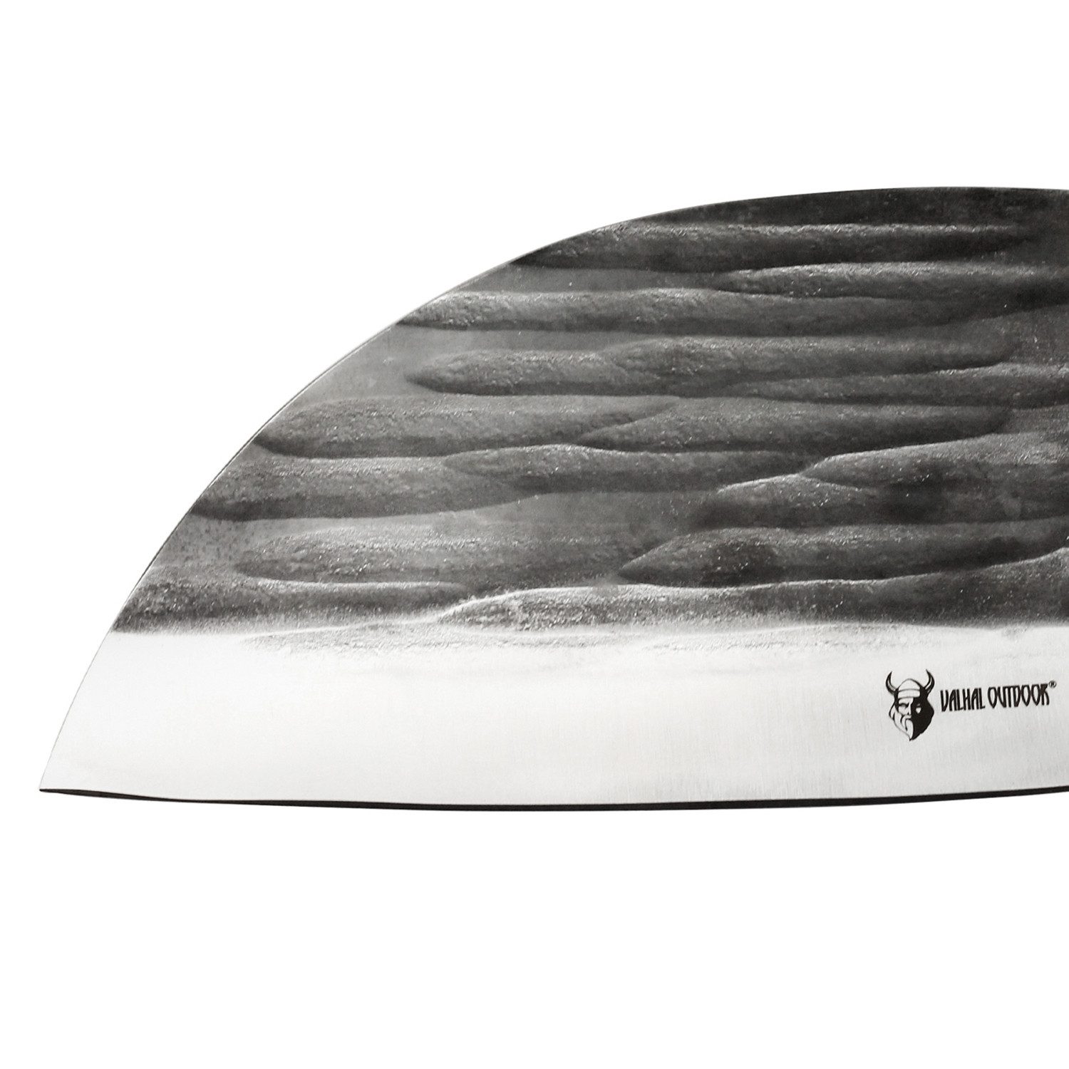 VALHAL OUTDOOR Kochmesser Valhal Outdoor Hackmesser - Edelstahl/Holz - 18cm Klinge