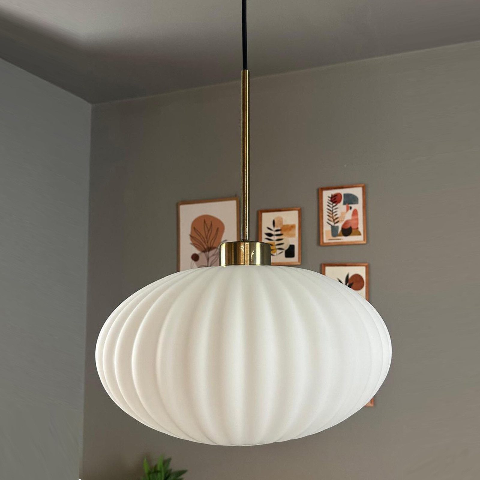 Bamyum Pendelleuchte Pendelleuchte Elegant Dünn Glas, günstig online kaufen