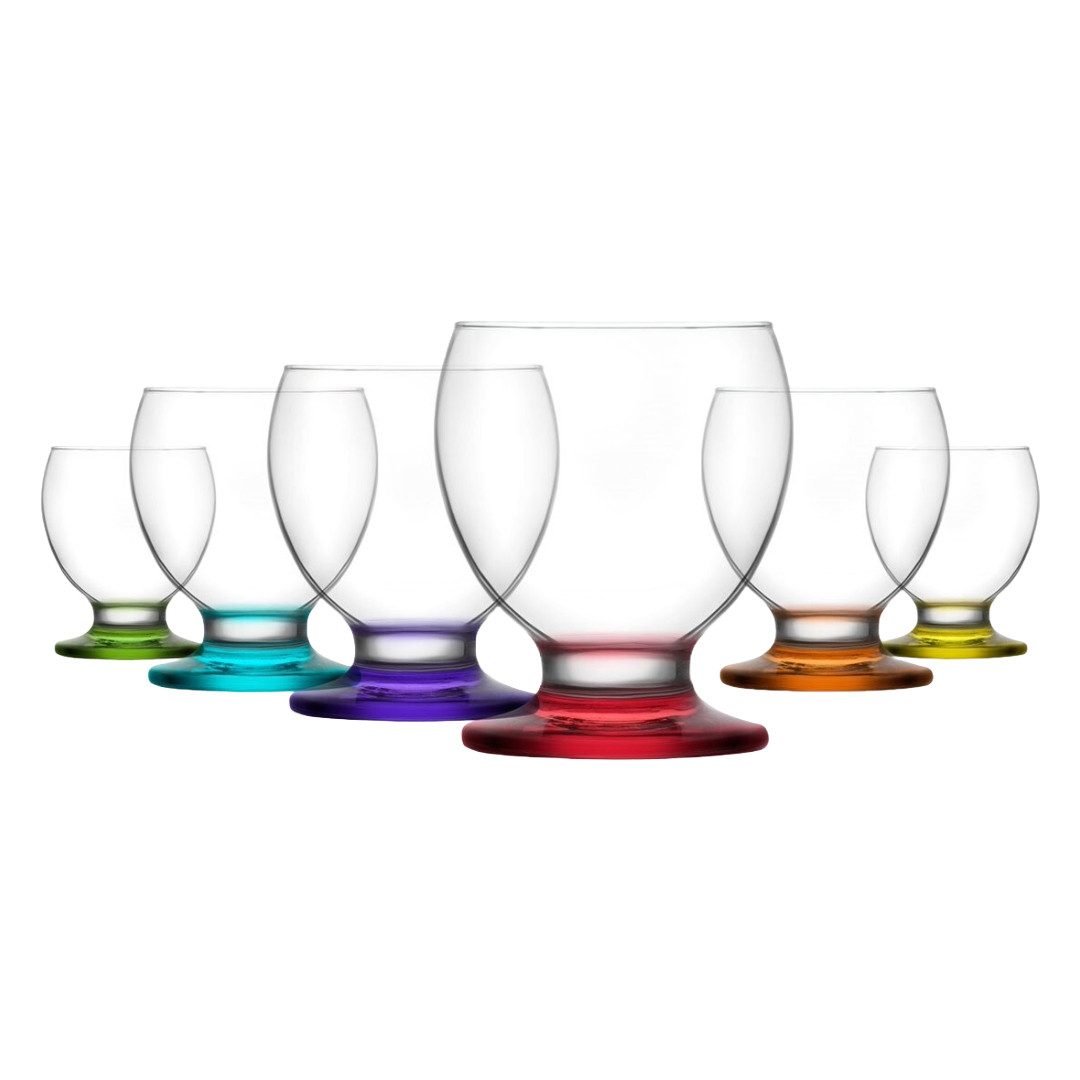 Gläser-Set Nectar farbiger Softdrinkglas