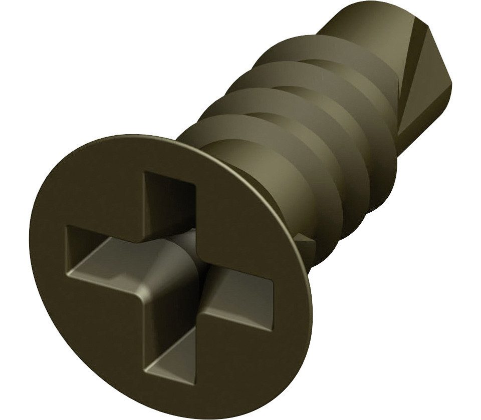 alfer Blechschraube alfer Senkkopfschraube 9.5 mm 9.5 x 2.9 mm Stahl