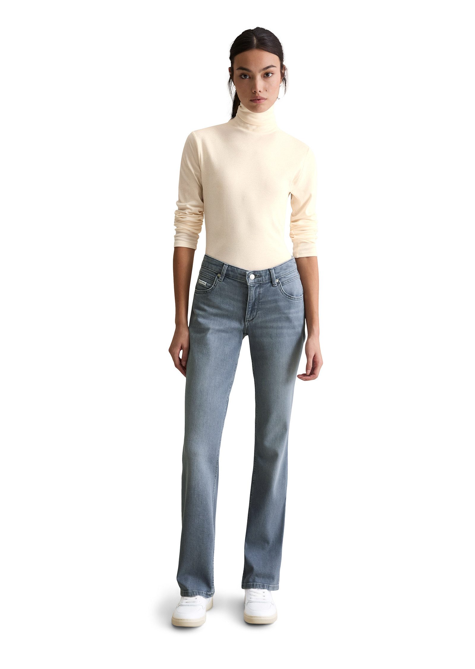 Marc O'Polo DENIM Schlagjeans aus Bio-Baumwoll-Stretch