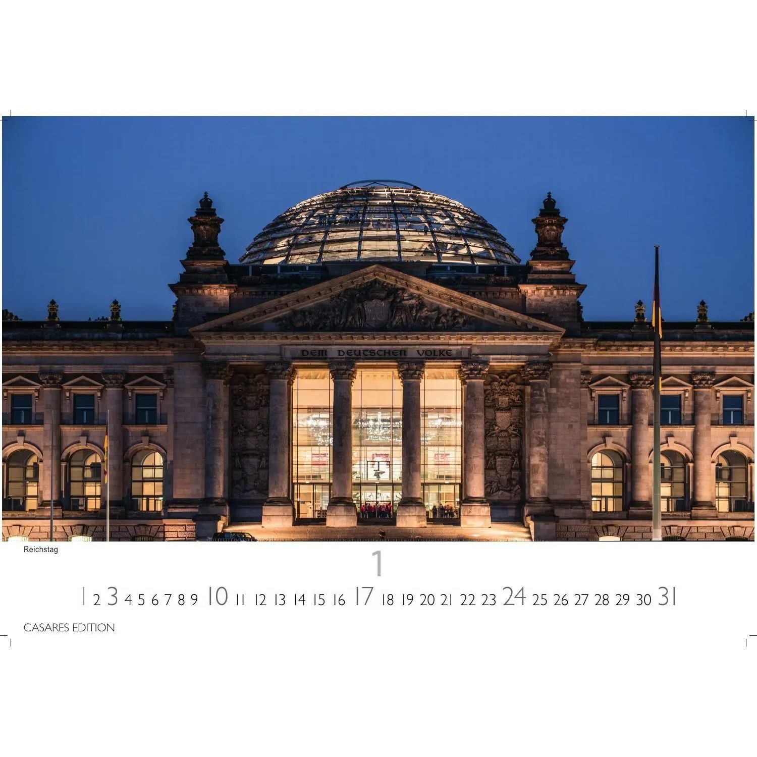 Wandkalender Berlin Kalender 2027 - Wandkalender, Fotokalender Deutschland 50...