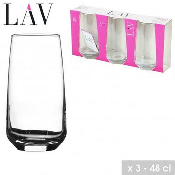 Özberk Glas LAL376, Glas, Trinkgläser, Biergläser, Getränkegläser