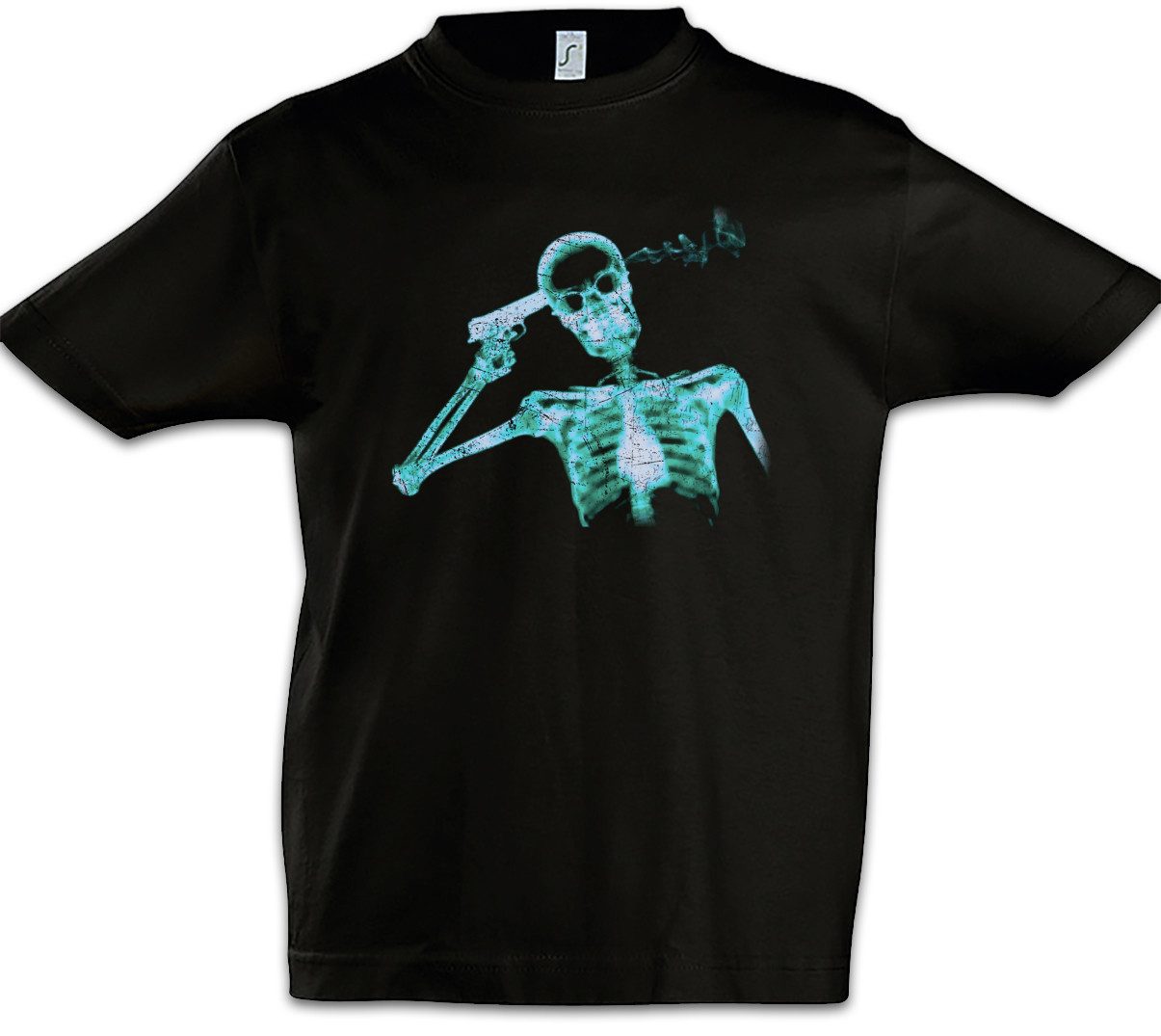 Print-Shirt Headshot Kinder T-Shirt Ego Shooter Geek Games Gamer Gaming MMORPG RPG