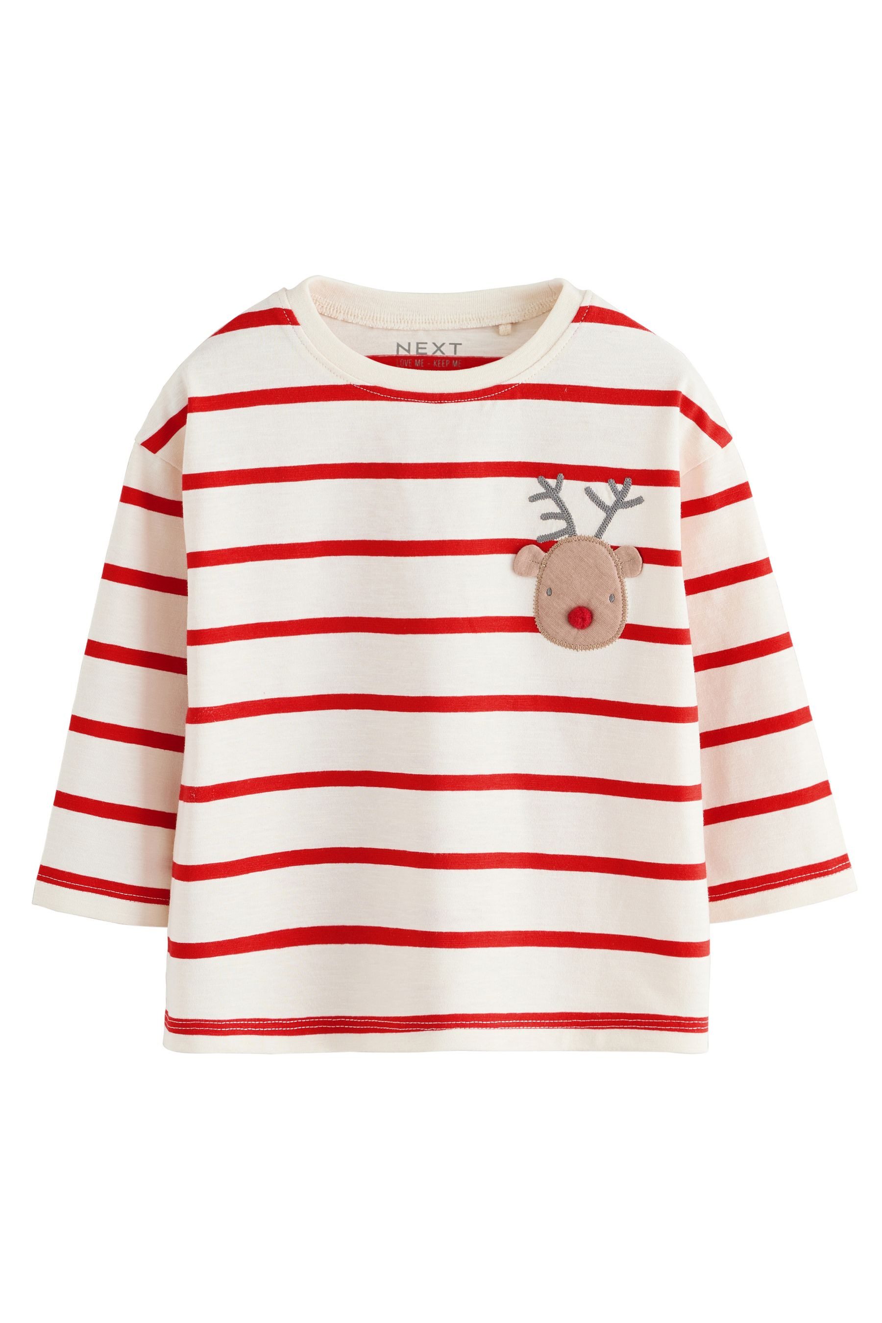 Next Langarmshirt Langärmliges Top mit Applikation günstig online kaufen