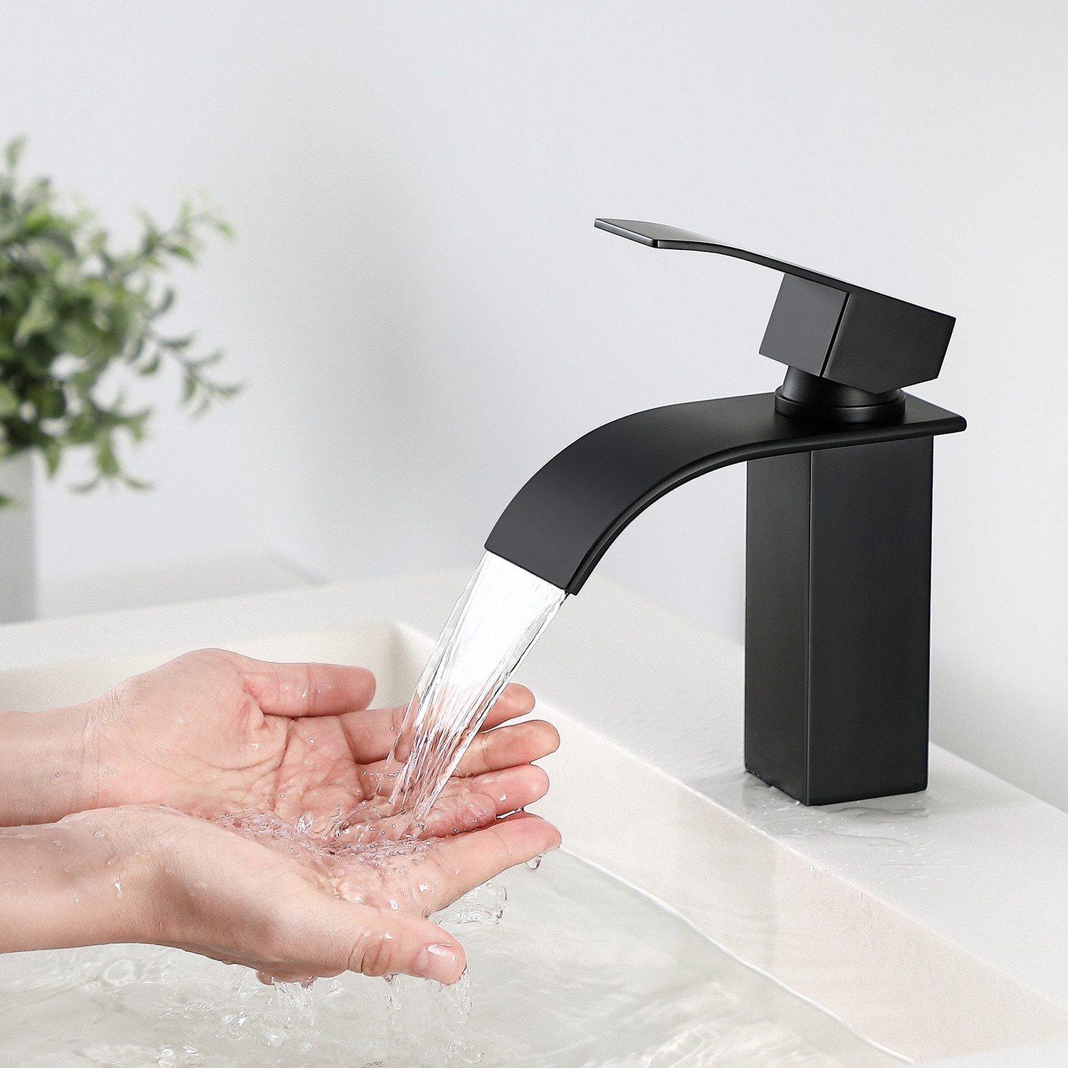 CECIPA MAX Waschtischarmatur Wasserhahn Bad Wasserfall günstig online kaufen