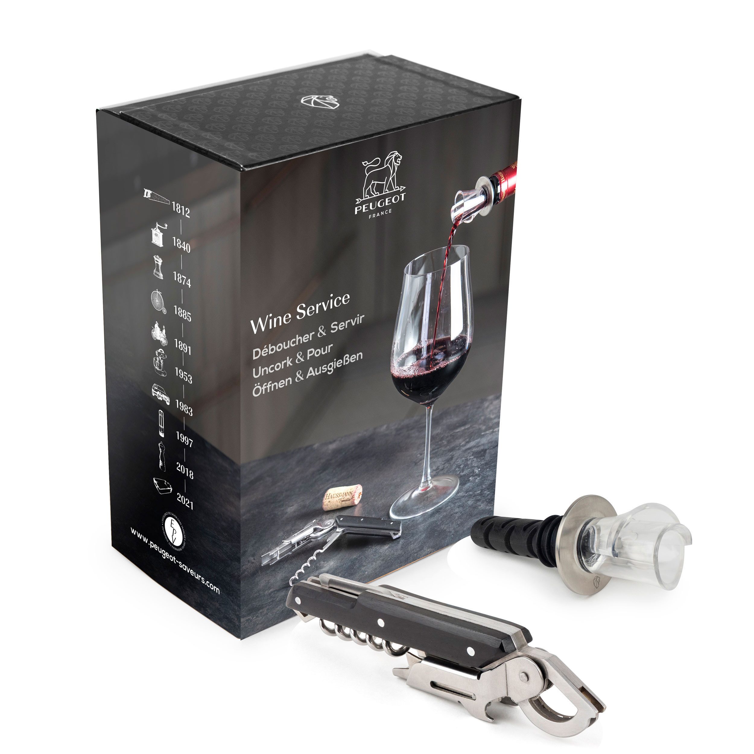 Sommelier-Set Geschenkset WINE SERVICE Sommerliermesser Weinau
