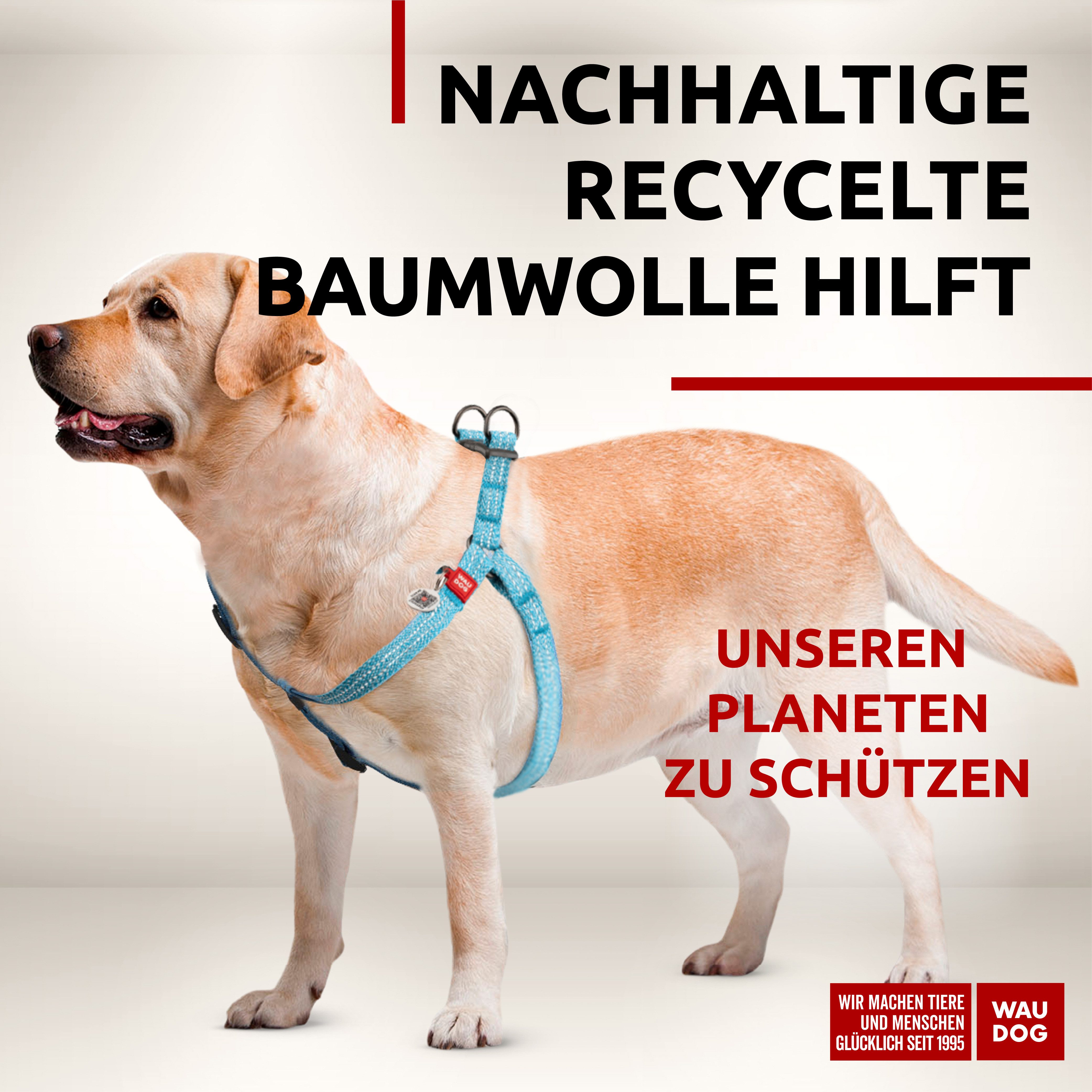 WAUDOG Hunde-Geschirr Brustgeschirr verstellbar reflektierend, Recycelte günstig online kaufen