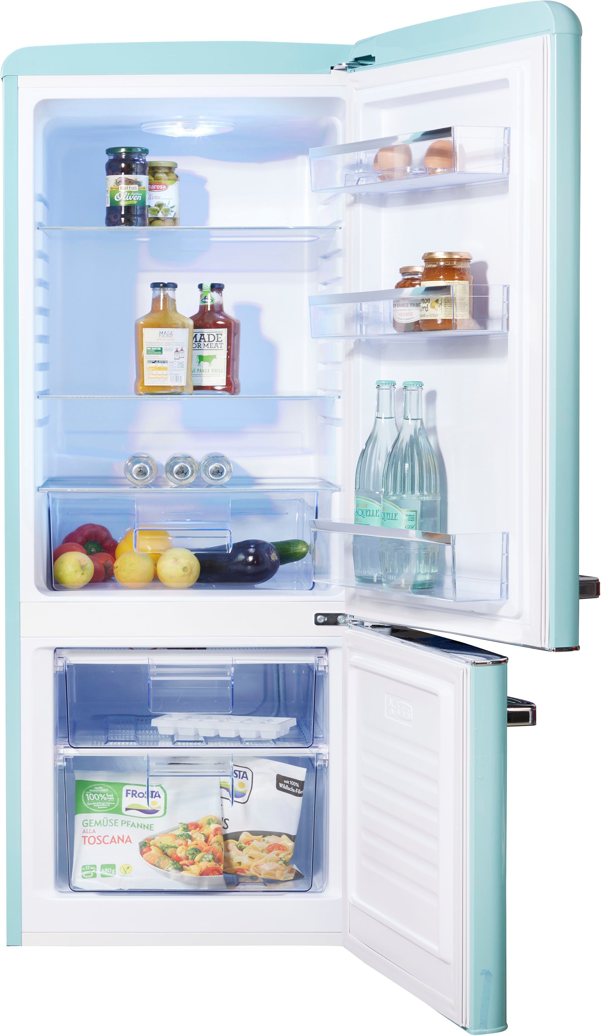 Amica Kühl-/Gefrierkombination KGCR 384 150 T, 145 cm hoch, 55 cm breit