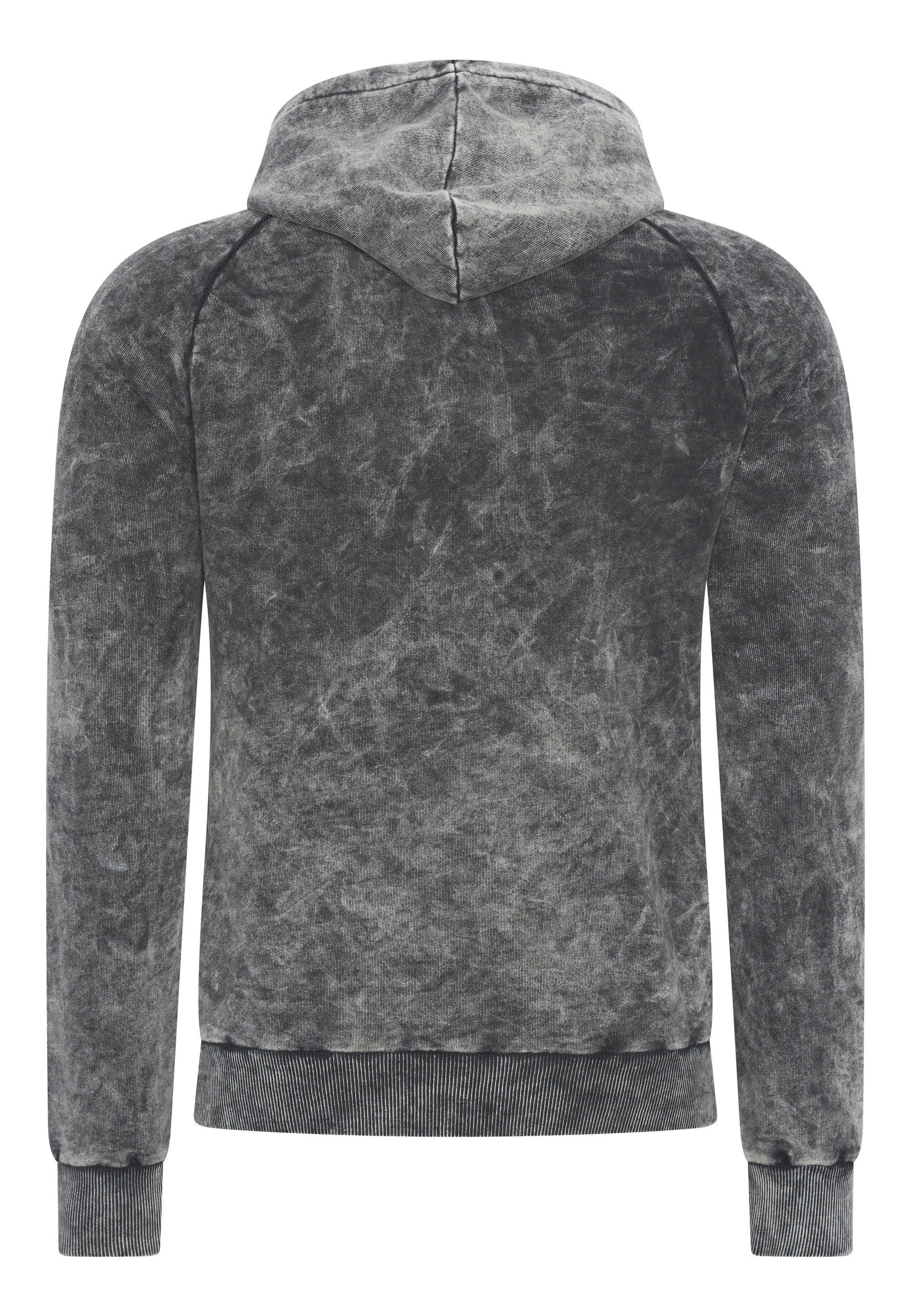 Rusty Neal Kapuzensweatshirt in verwaschenem Design