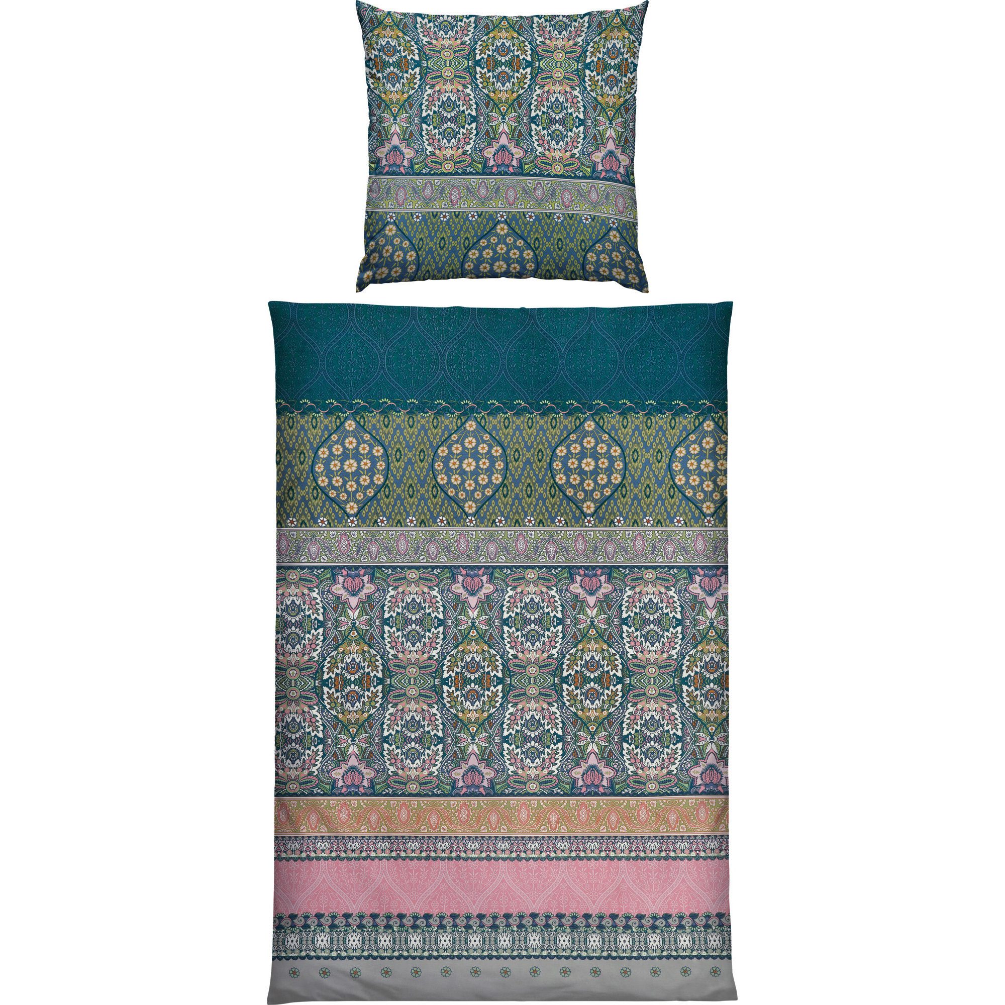 Erwin Müller Bettwäsche Bettwäsche, Mako-Satin, Mako-Satin Paisley/Ornamente