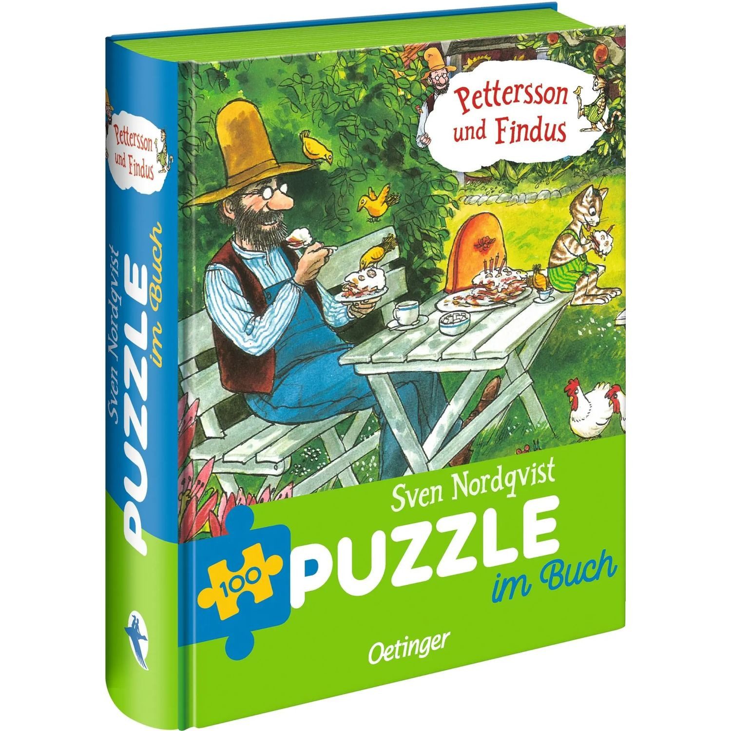 Oetinger Puzzle Pettersson und Findus. Puzzle im Buch. 100 Teile, 100 Puzzleteile