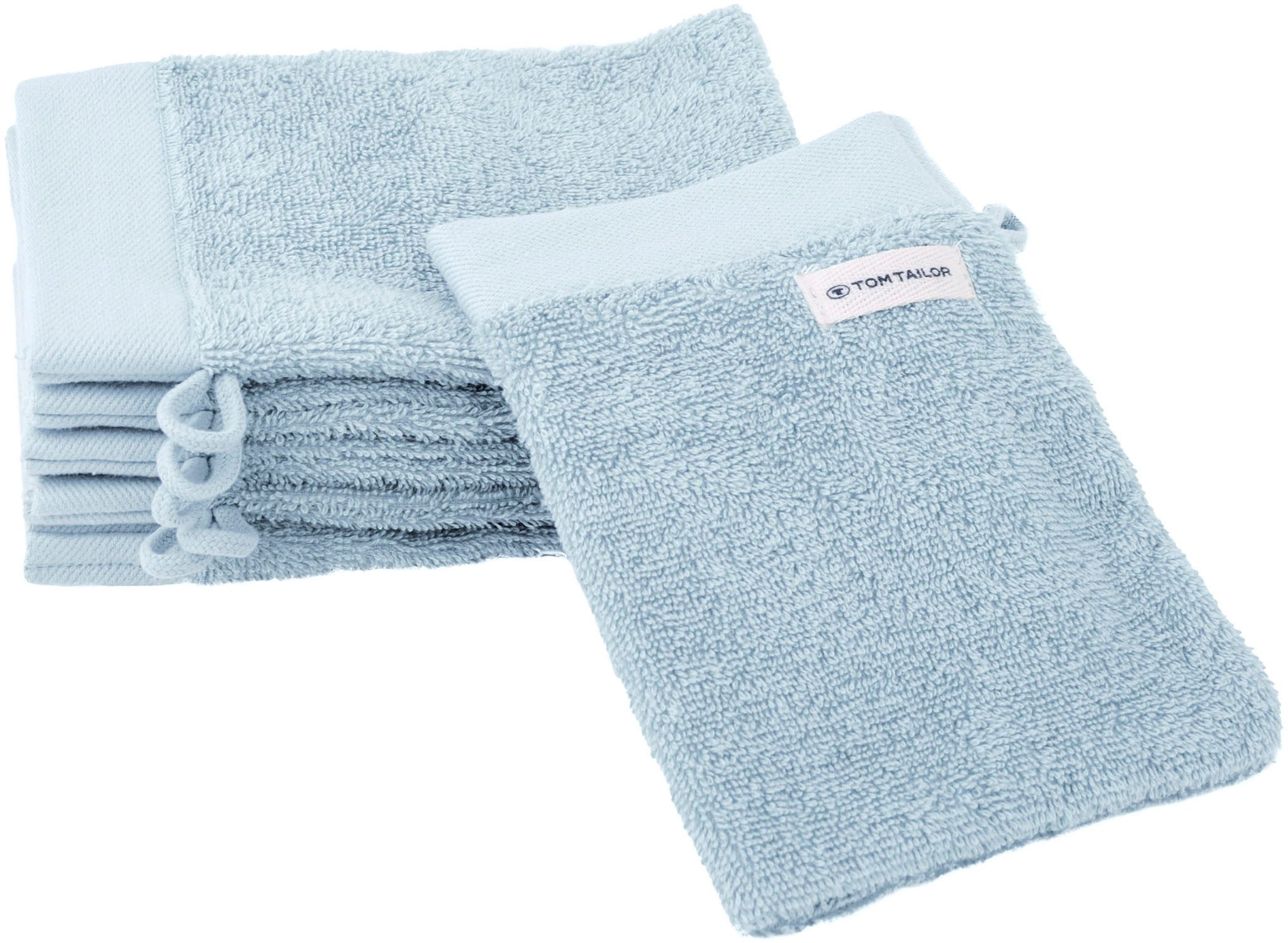 TOM TAILOR HOME Waschhandschuh Waschhandschuh COLOR BATH, Frottier (6-St)