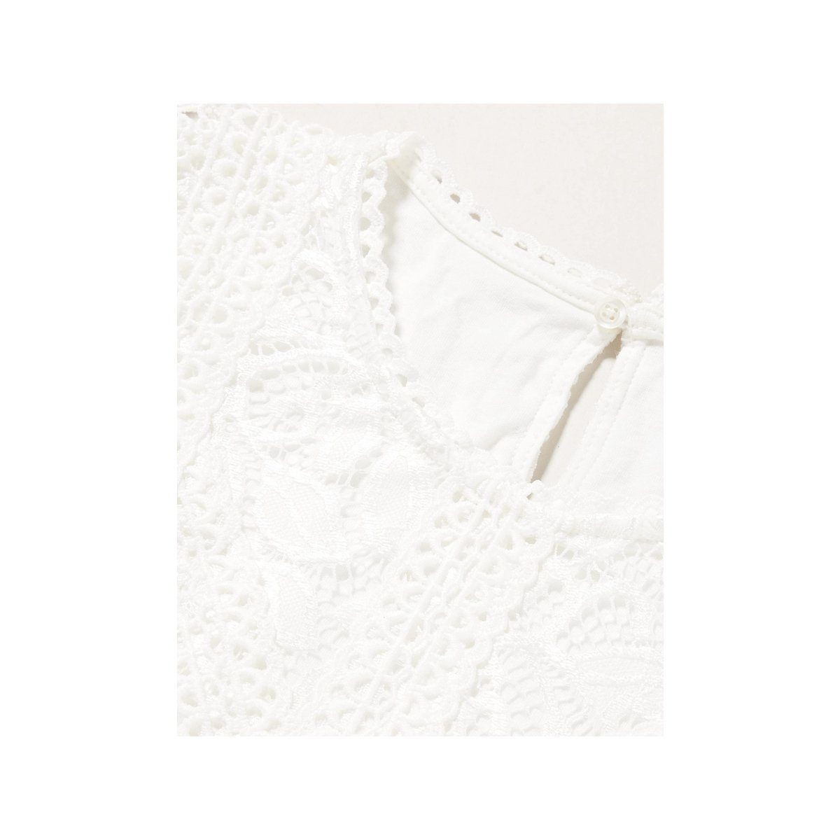 s.Oliver Blusenshirt weiß passform textil (1-tlg)