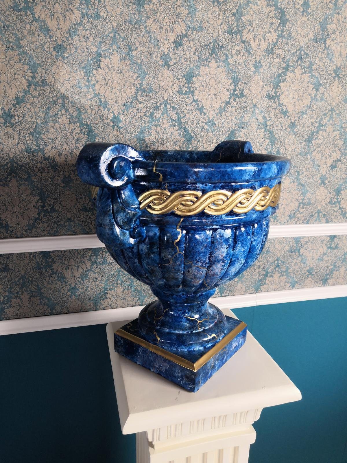 Schalen Antik Deko Schale Vasen XXL Design Vase Ellipse Obst JVmoebel Skulptur