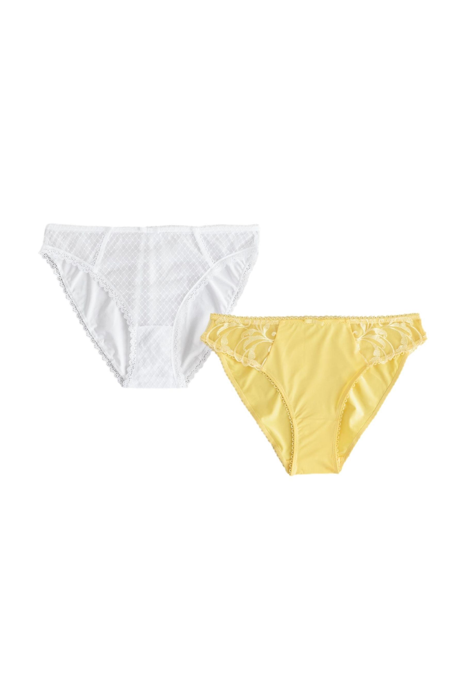 Slip Bestickte Slips, 2er-Pack