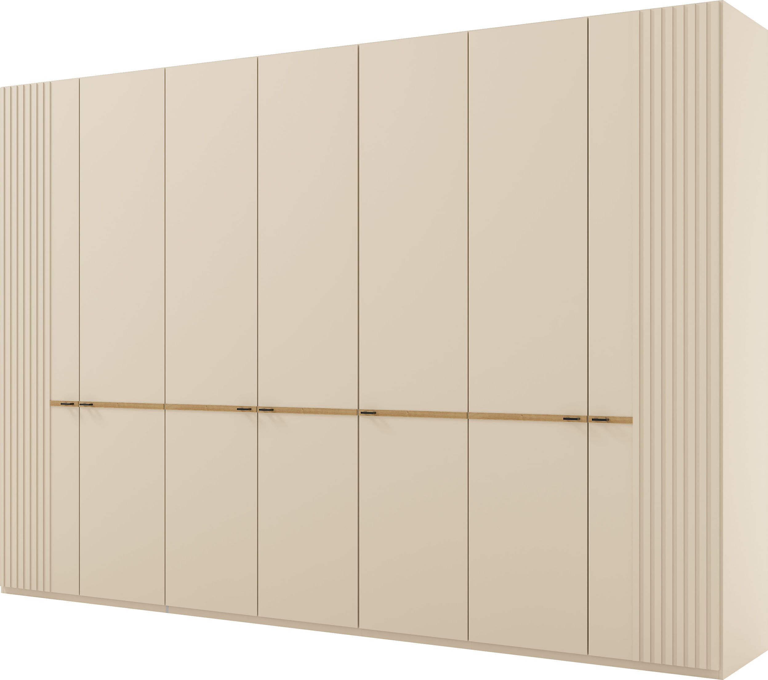 Musterring Kleiderschrank Isabelle Lamellen in Korpusfarbe, Griffe in schwarz, versch. Größen und Farben