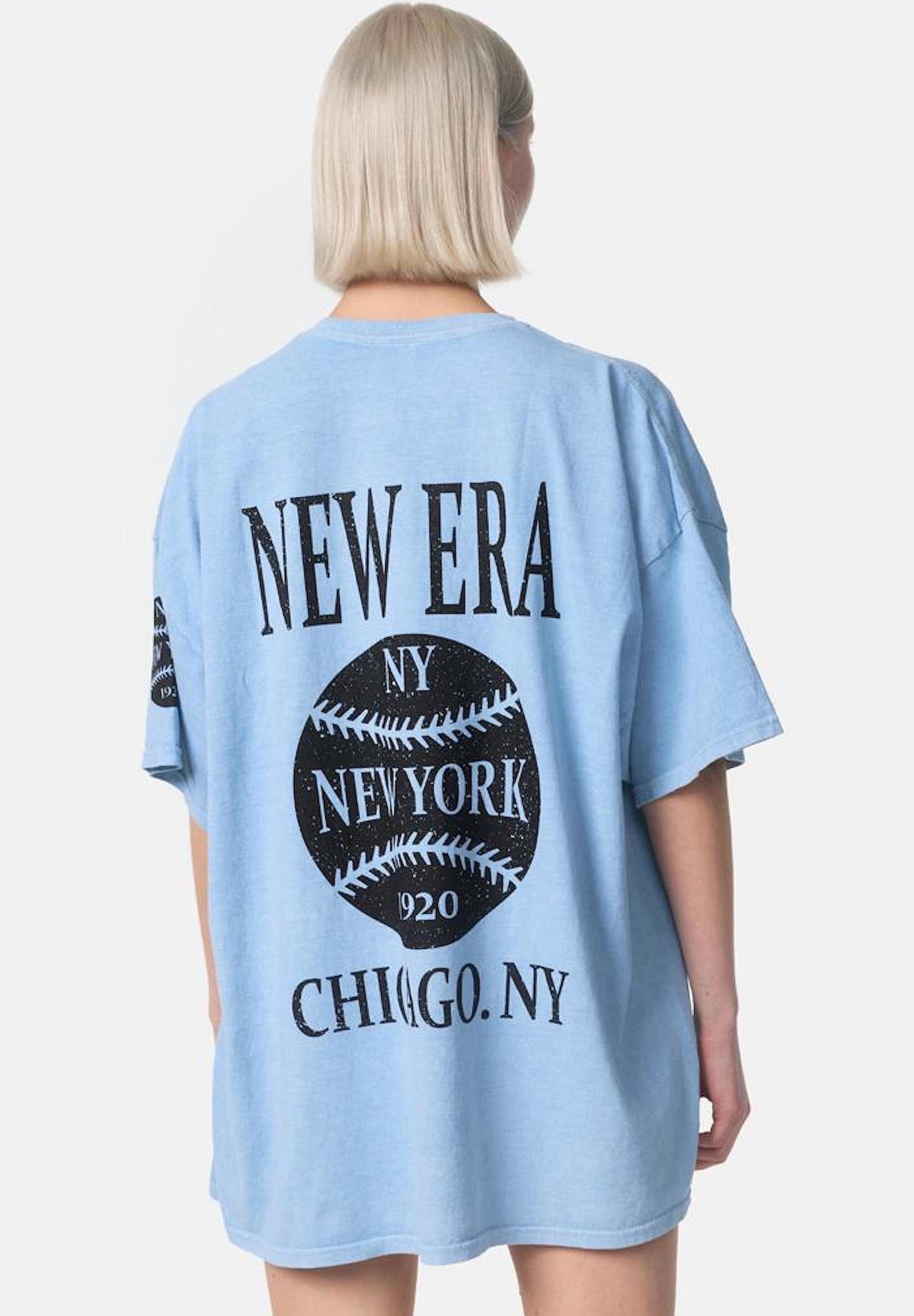 Worldclassca T-Shirt Worldclassca Oversized Print T-Shirt NY NEW YORK Tee Sommer Oberteil