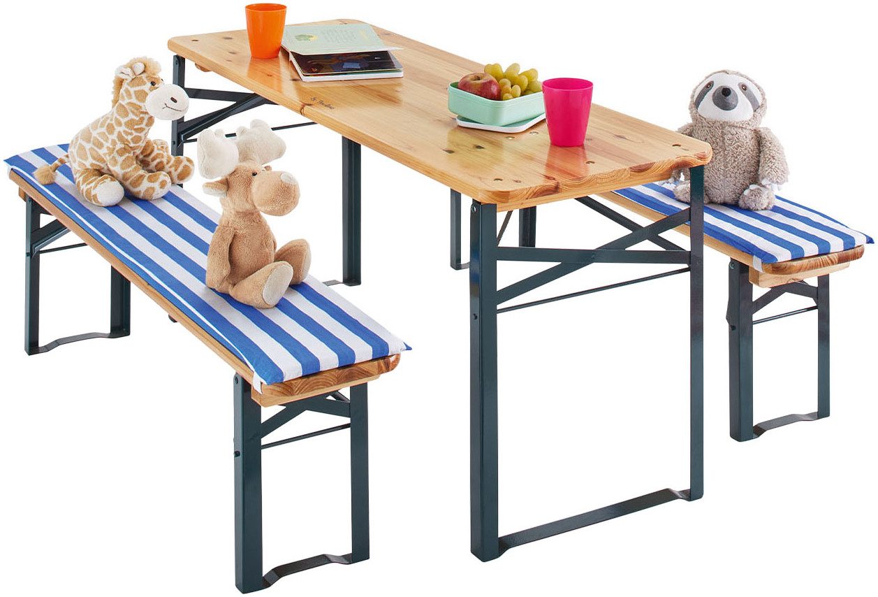 Pinolino® Kinder-Sitzauflage Polsterauflagen für Sepp, (Set, 2-tlg), Passt auf alle Kindersitzgarnituren »Sepp«