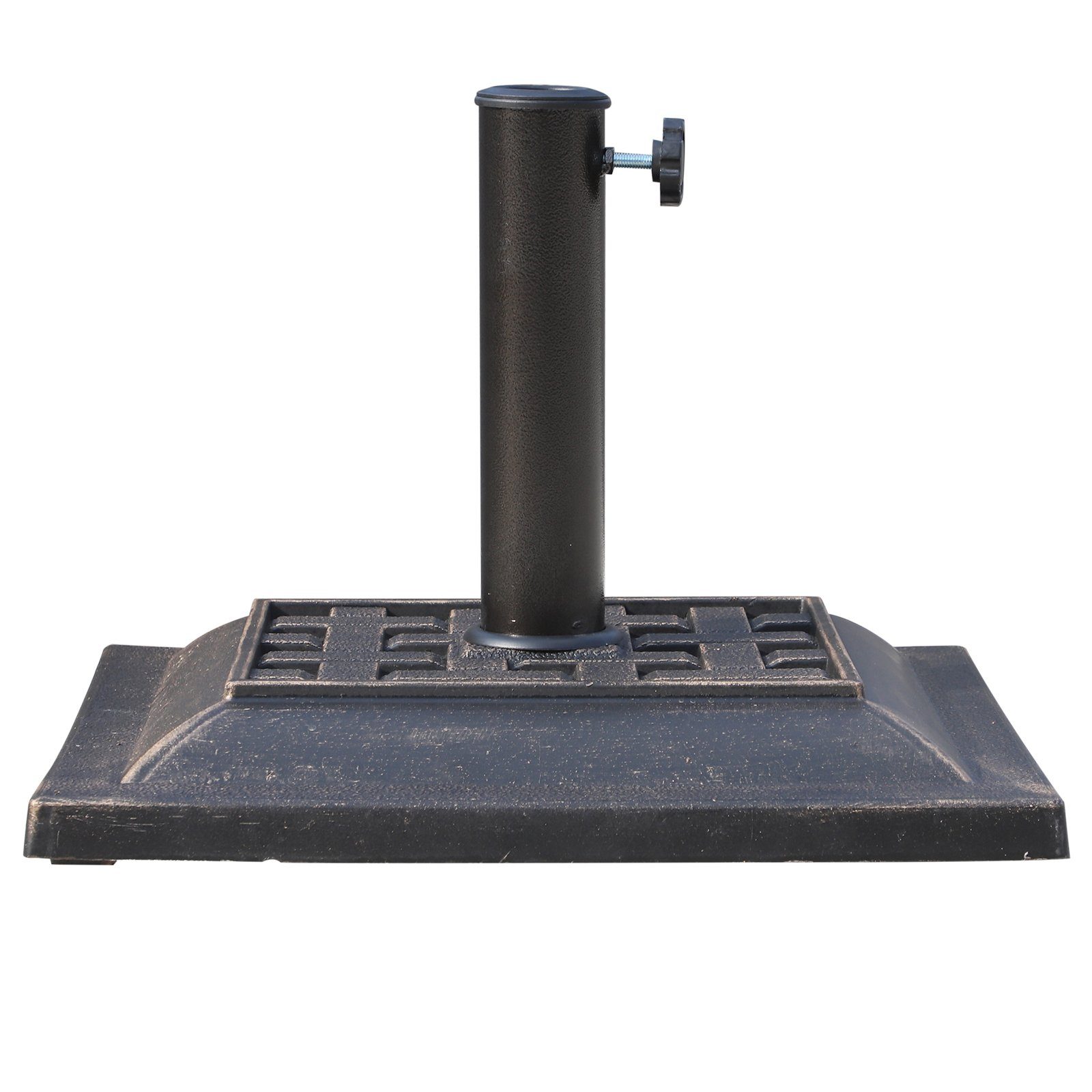Outsunny Schirmständer Sonnenschirmfuß 9kg 38/48mm aus Polyesterharz in Bro günstig online kaufen