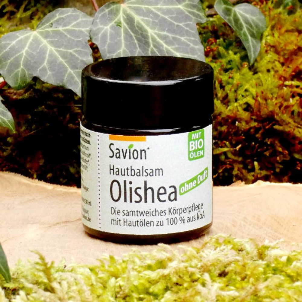 Savion Körperbalsam Hautbalsam - Olishea ohne Duft Glastiegel 30ml