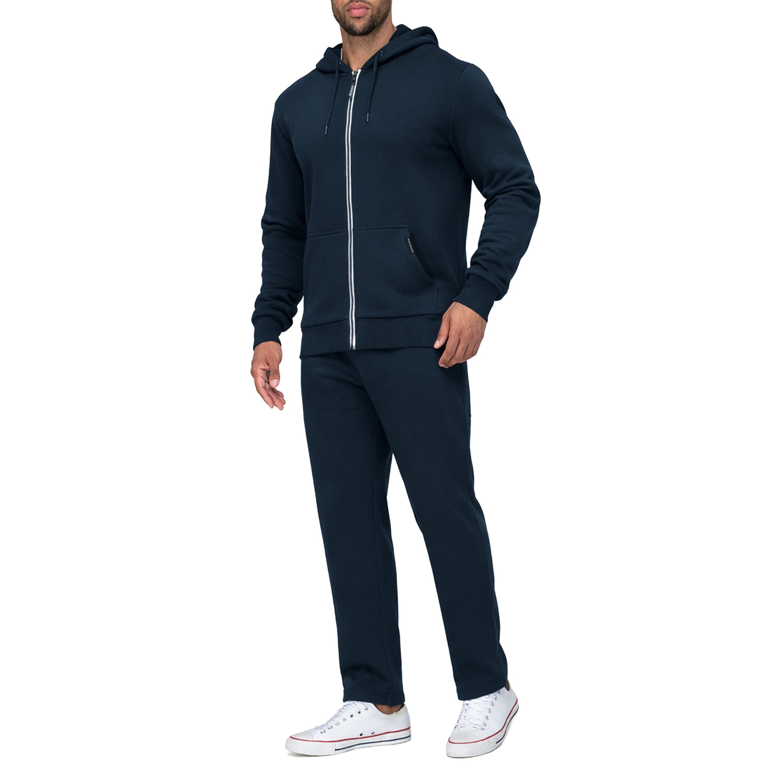 Basisstoff Trainingsanzug Laufforest Herren Jogging Anzug Trainingsanzug Hausanzug für Männer