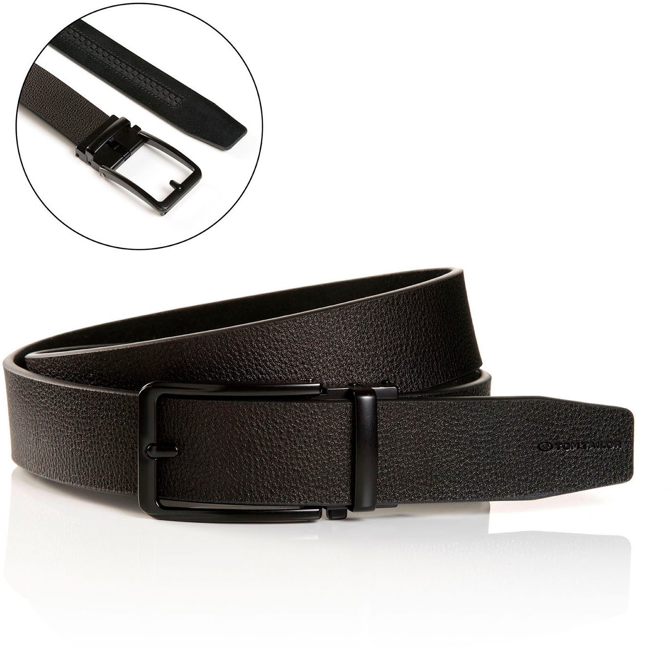 Ledershop24 Automatik-Gürtel Aus Echtem Rindsleder – 35 Mm Breit, Schwarz, Kürzbar, Mit Geschenkset & Schlüsselanhänger