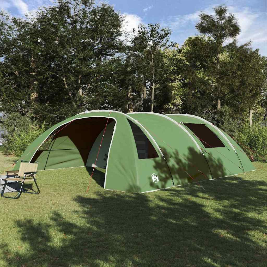 vidaXL Tunnelzelt Tunnelzelt für 6 Personen Grün und Weiß 700 x 590 x 215 cm, (1 tlg)