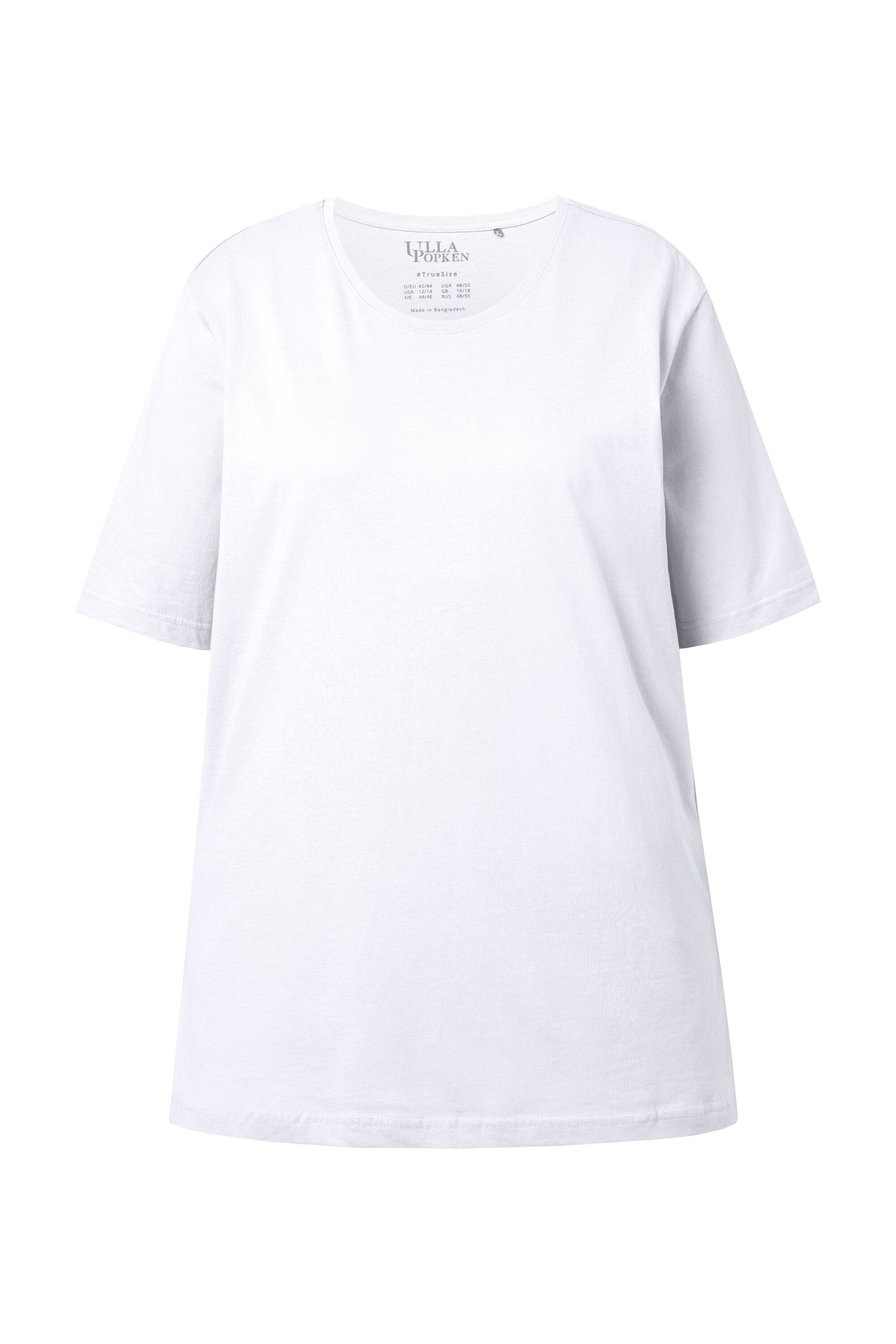 Ulla Popken T-Shirt T-Shirt Rundhalsausschnitt Relaxed günstig online kaufen