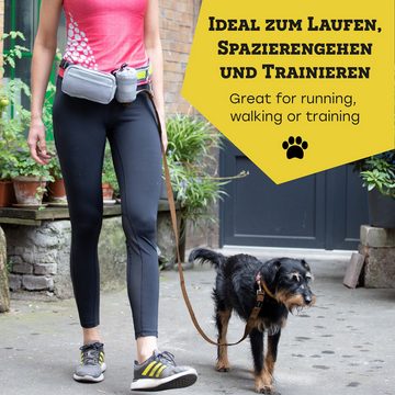 VITAZOO Hundeleine Vitazoo Hundeleine Braun 2m, massiv & verstellbar - für große Hunde, Nylonfaser