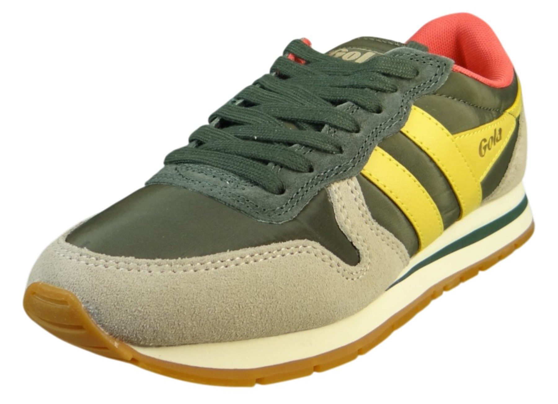 CLB337 LN Dark Khaki/Bone/Pollen Sneaker